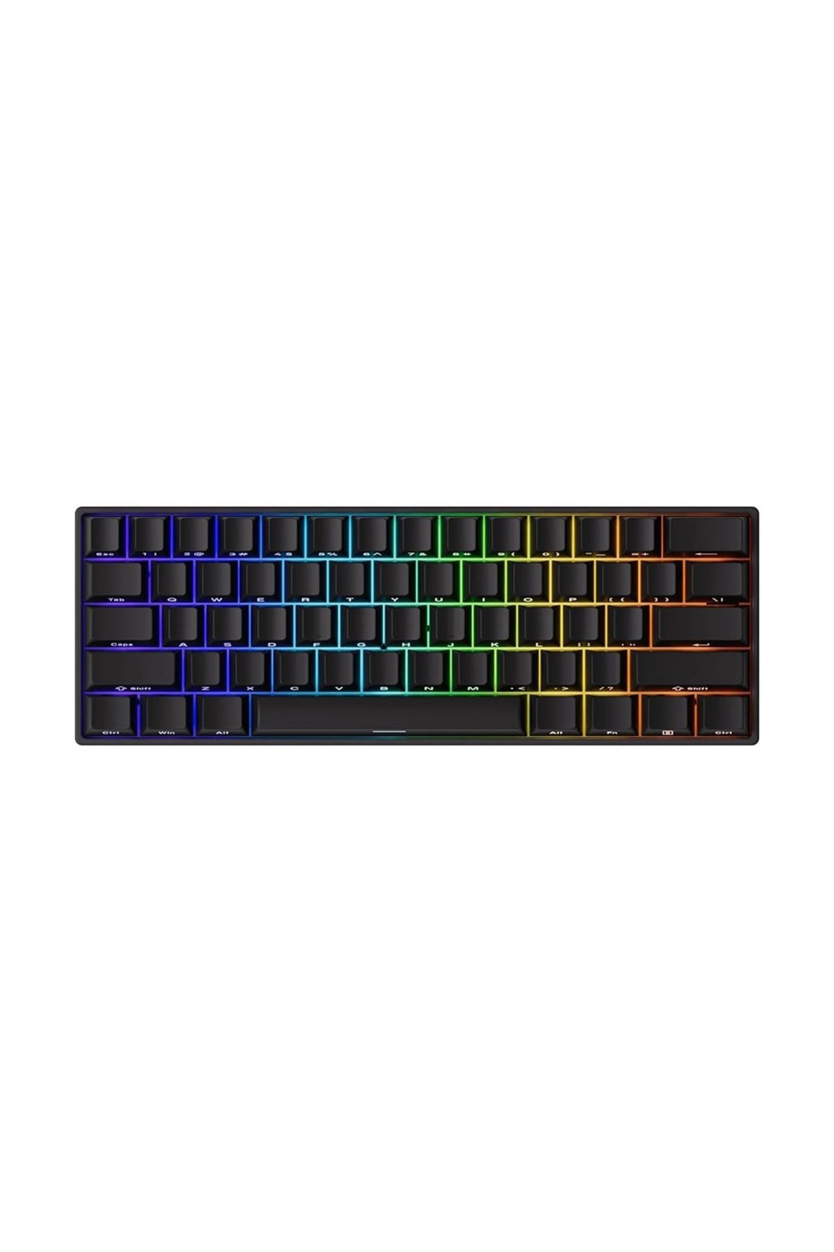 AKKO MONSGEEK FUN60 Pro Shine-Through Black HE Manyetik Switch ARGB Kablosuz Mekanik Gaming Klavye