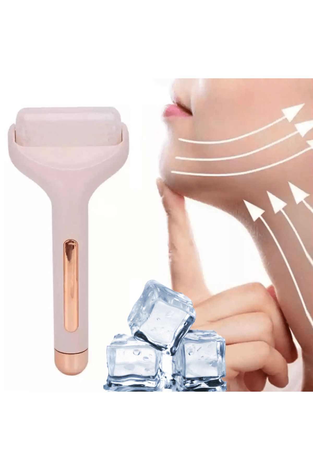 AboutThePerfect Serinletici Buz Silindiri, Cilt Sıkılaştırıcı ve Ferahlatıcı Renkli Tasarım