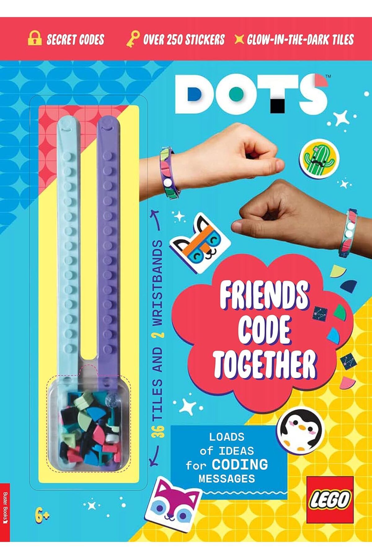 NcK (R) Dots (R): Friends Code Together (with Stickers,  Tiles and Two Wristbands)