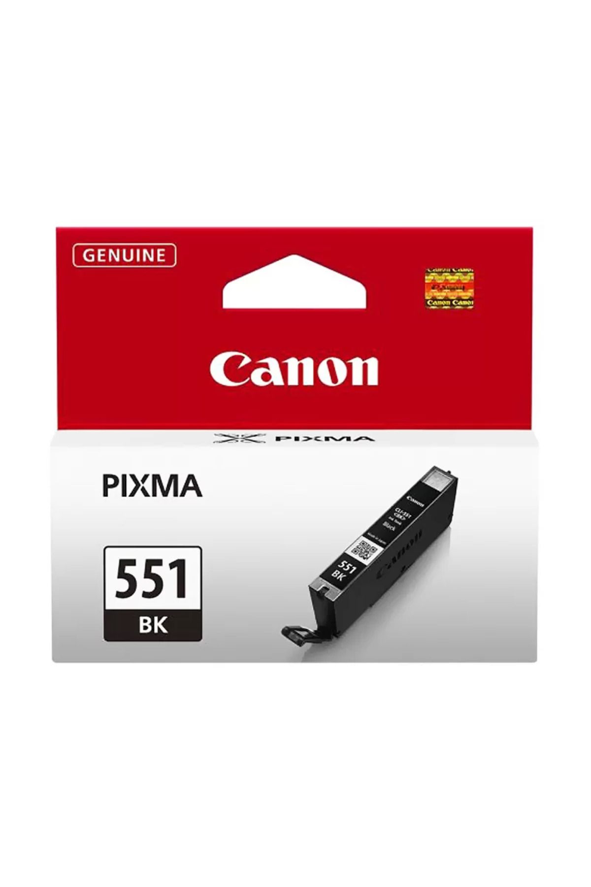 Canon CLI-551BK SİYAH KARTUŞ 332 SAYFA (MG5450 MG6450 MG7550 İX6850 İP8750)