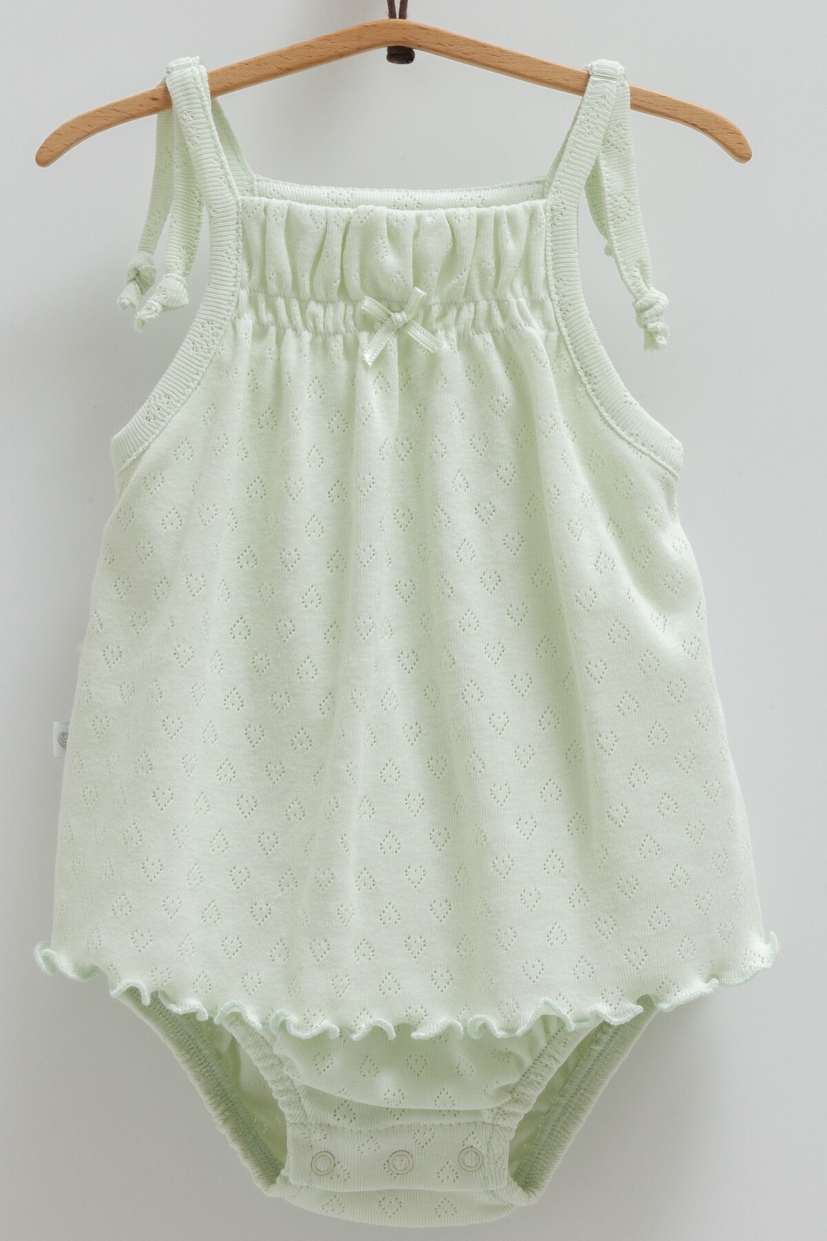 Caramell %100 PAMUK KIZ BEBEK İP ASKILI JİLE ALTTAN ÇITÇITLI fotoğrafı 2 (önizleme)