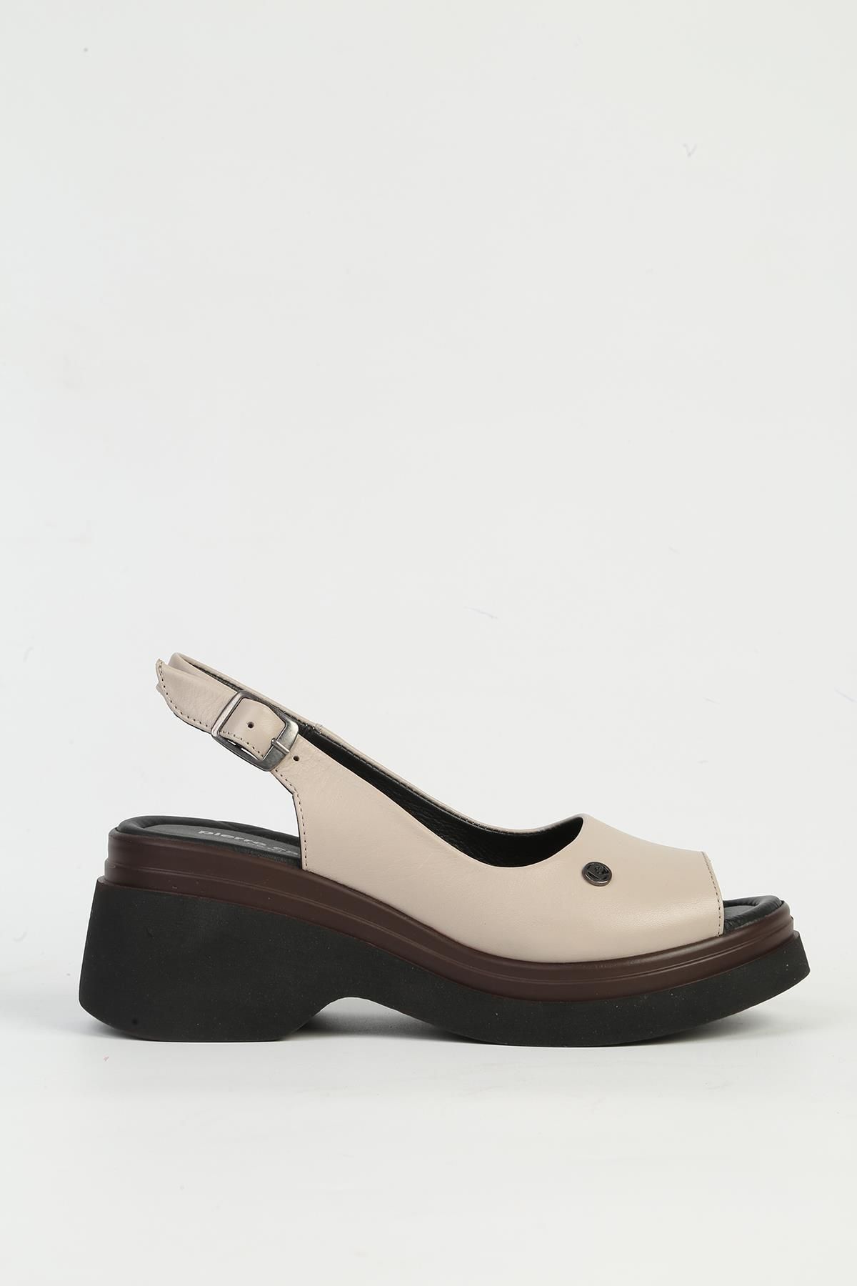 کفش پاشنه بلند زنانه چرم اصل PC-54645 Pierre Cardin