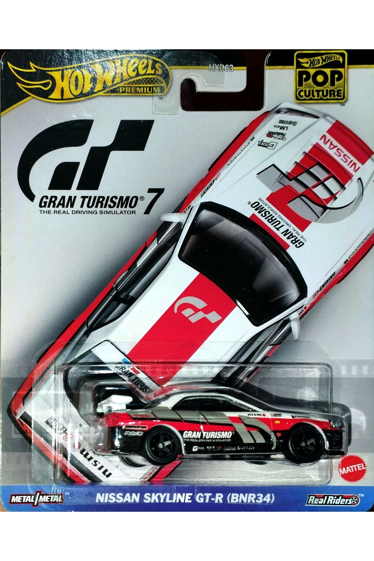 HOT WHEELS GRAN TURISMO 7 NISSAN SKYLINE GT-R (BNR34