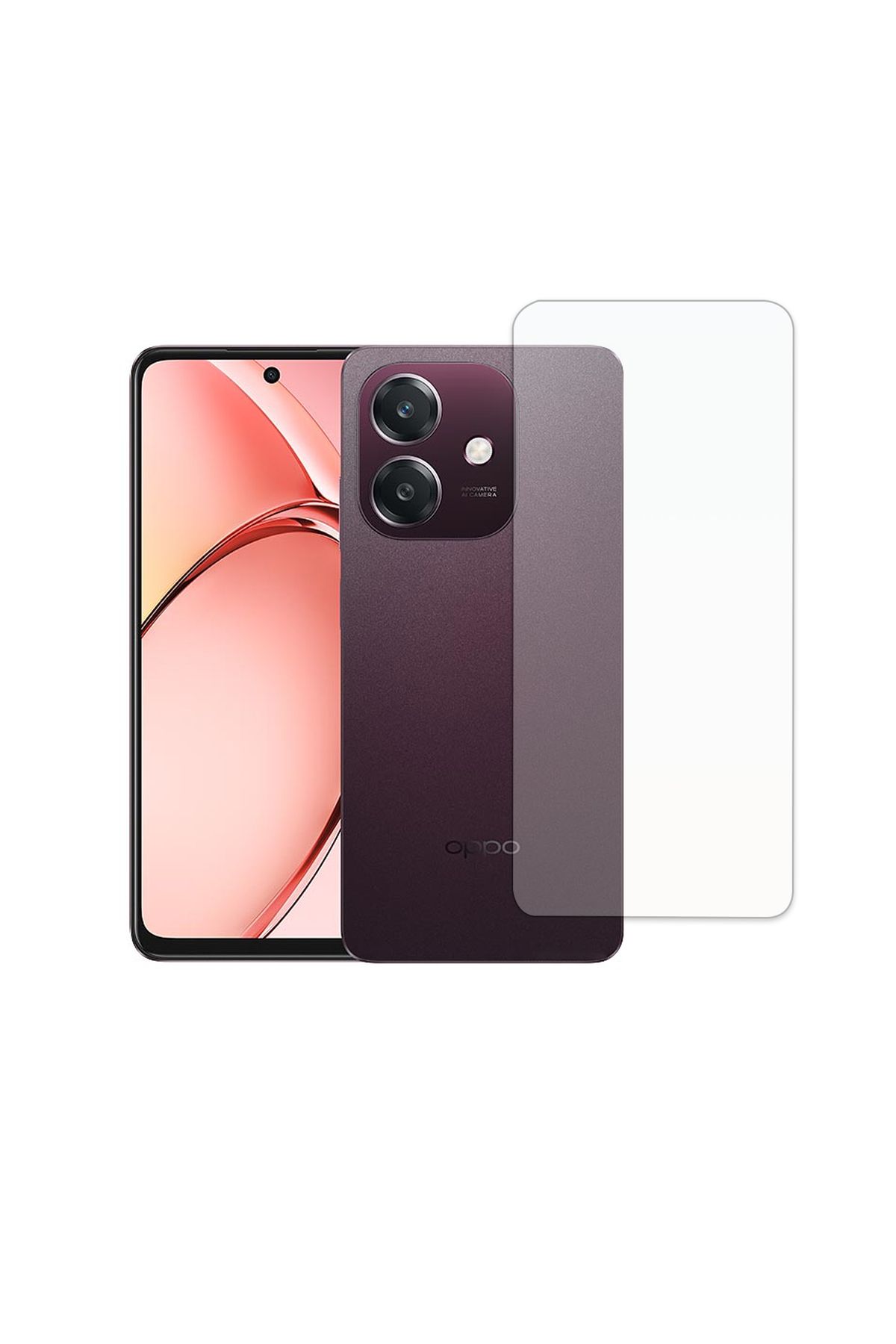 Microcase Oppo Reno 3 Tempered Cam Ekran Koruyucu - AL3269