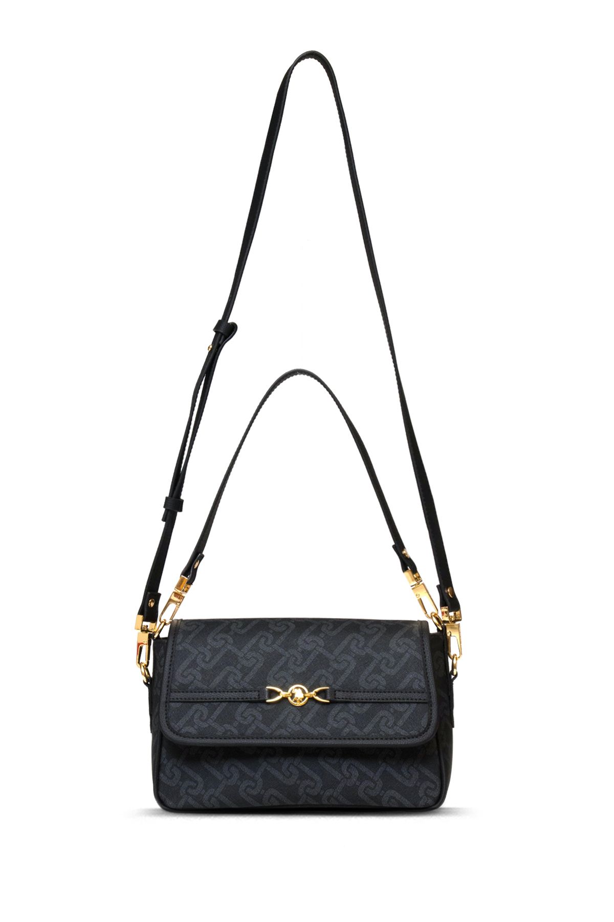 کیف شانه زنانه مشکی Us25105 U.S. Polo Assn.