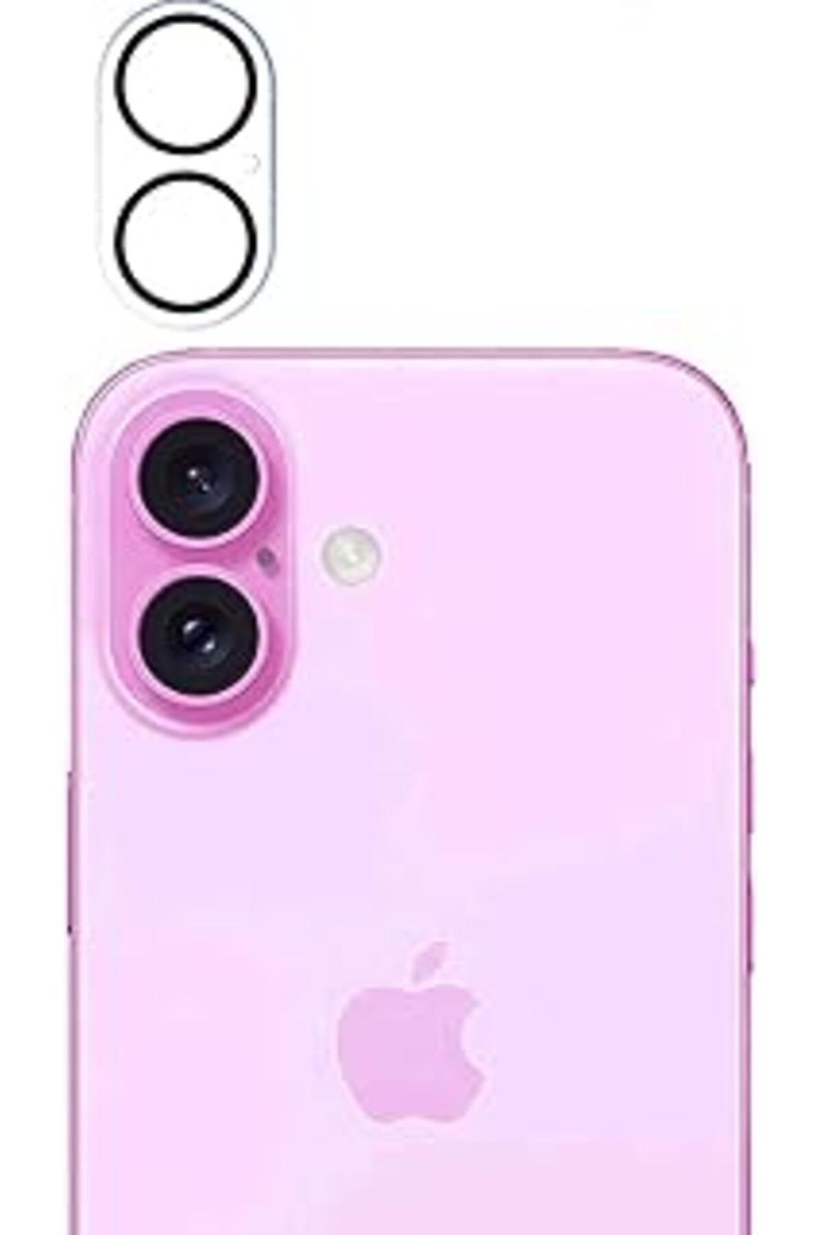 Ceet Markets Happy Trend Iphone 16 Ve 16 Plus Uyumlu Full Kamera Lens Koruyucu Temperli Cam Kamera Koruyucu 9H S