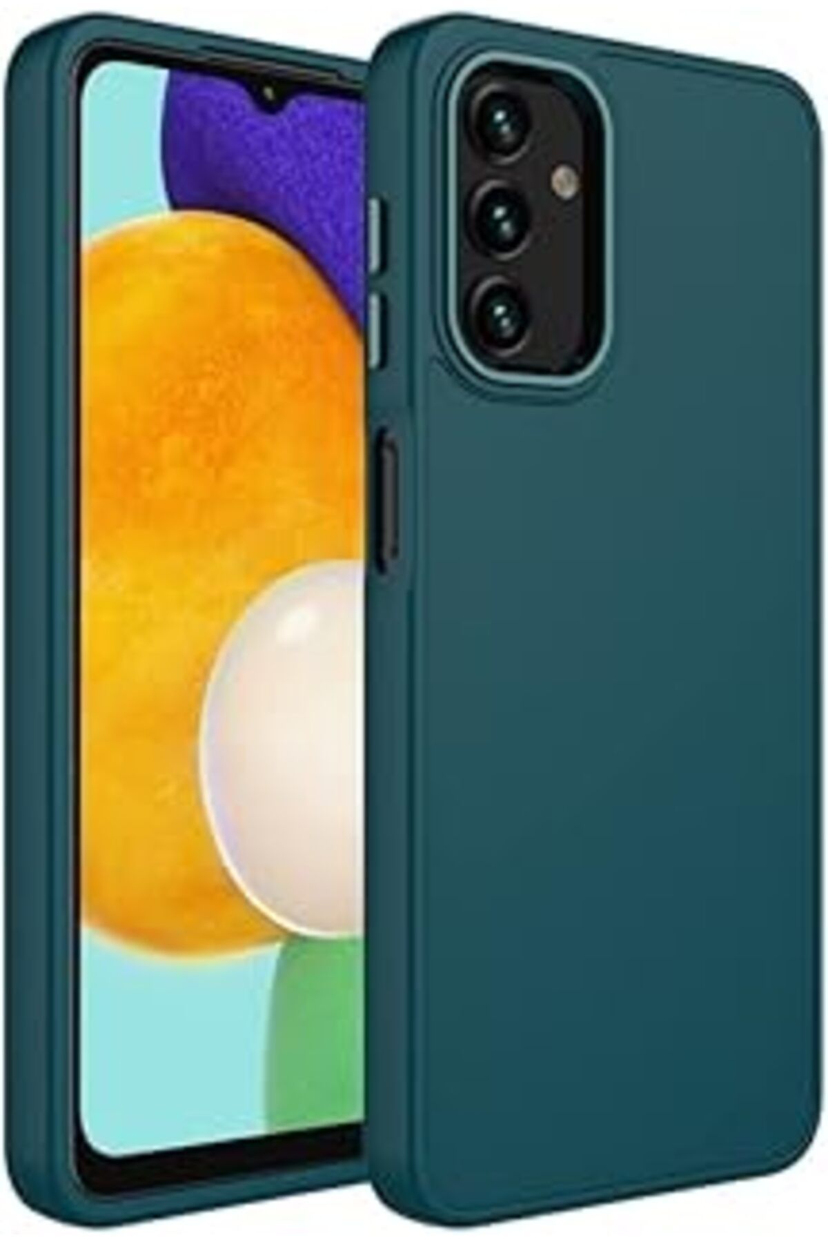 Ceet Markets Galaxy A04S Ile Uyumlu Kılıf Metal Çerçeve Tasarımlı Pastel Renkli Galaxy