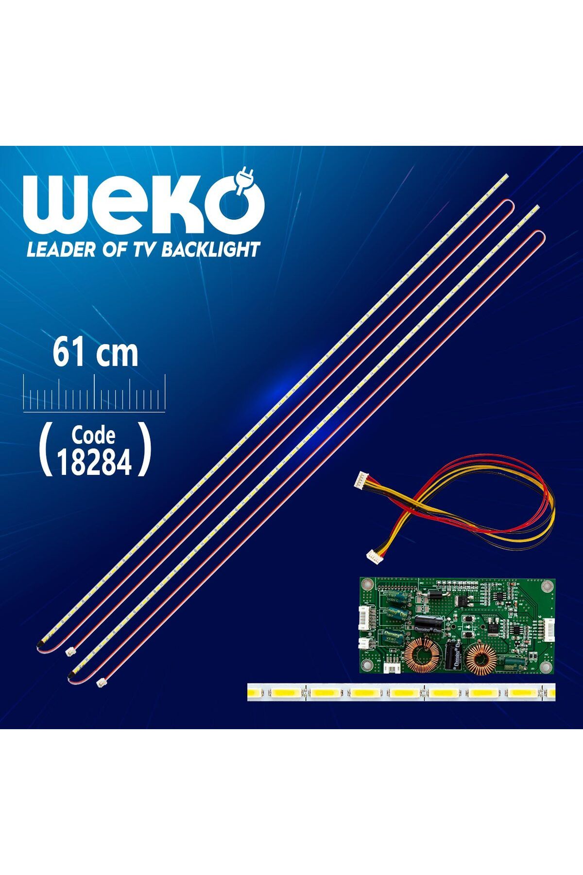 DENİZ 55 E-Led 69 Ledli (7020) 610Mm 360-450Ma 72-75V ÇiFt Led+Sürücü+Kablo Takim (Wk-0367)