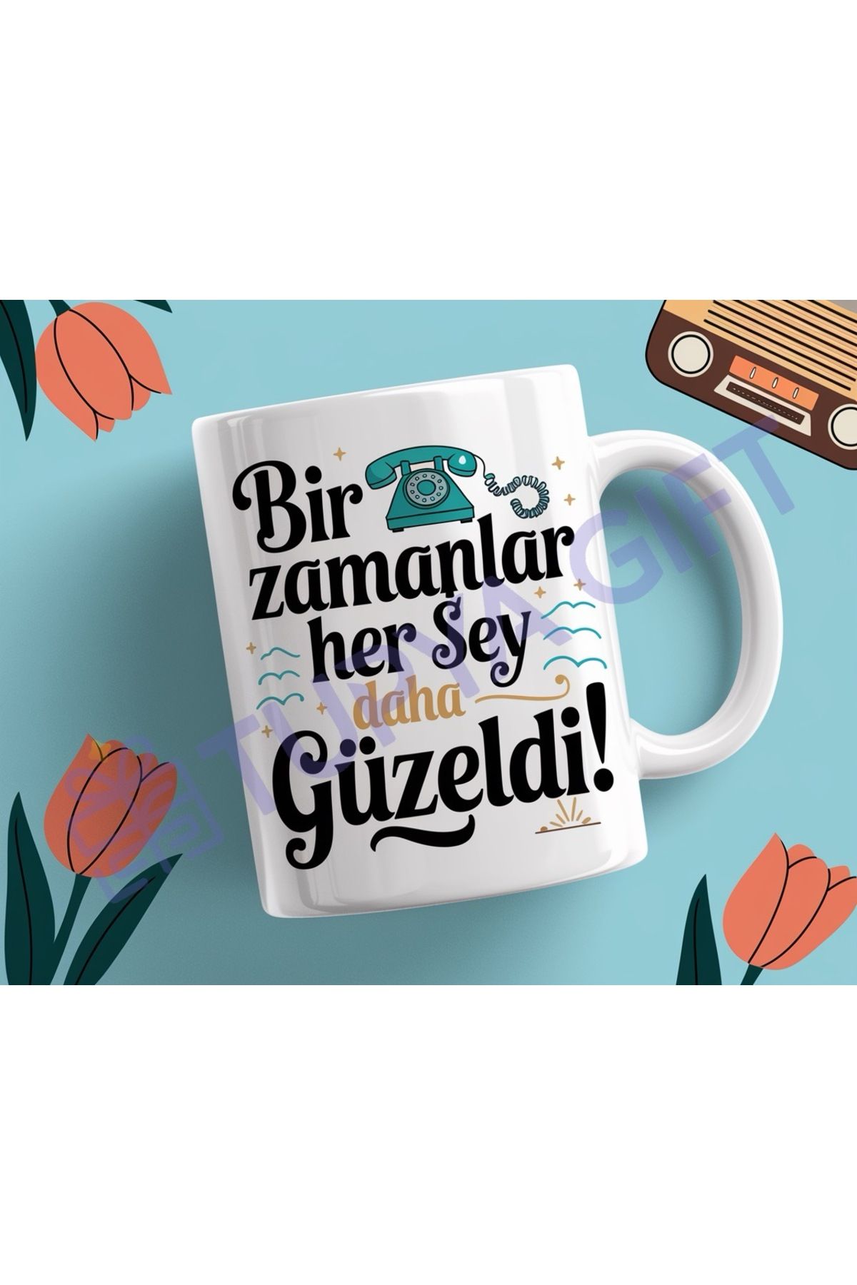 Tupya Gift Retro Tasarımlı Kupa – Nostalji Severler İçin Özel!