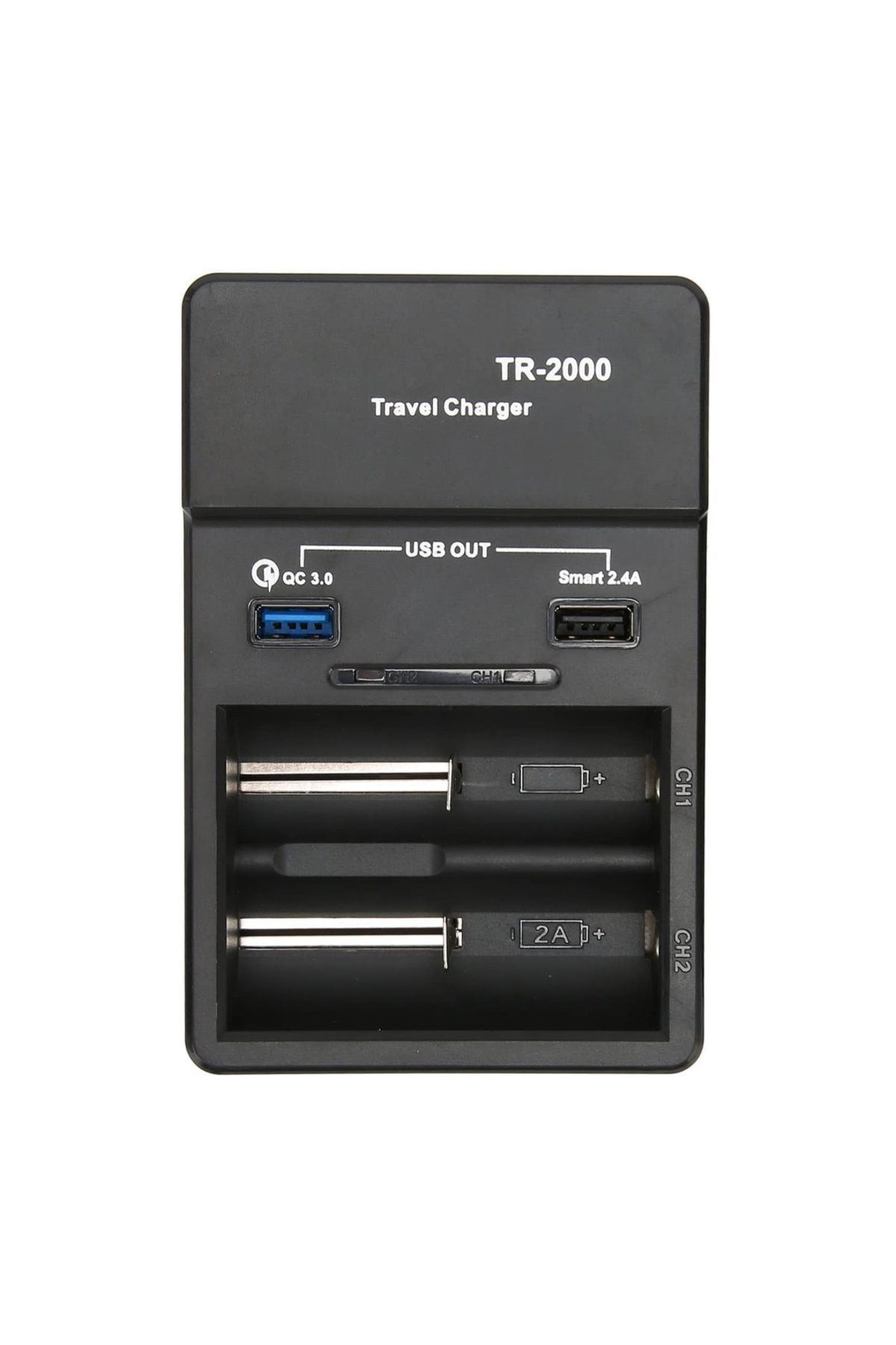 Serero Tr-2000 Aa/Aaa/18650/14500/123A Akilli İkili Pil Şarj Cihazi Aleti
