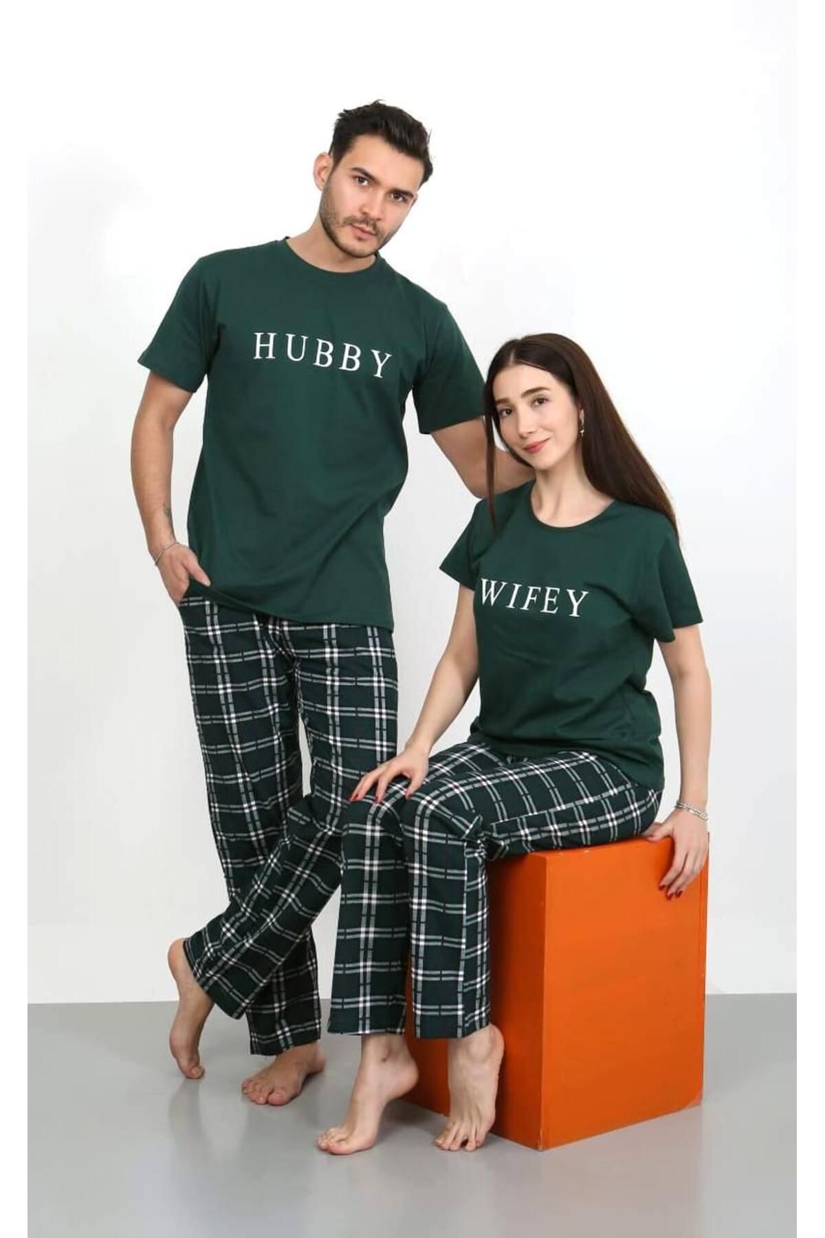 nisaNCa-Short Sleeve Cotton Women's Pajama Set - Lover's Pajamas - Single Piece 8