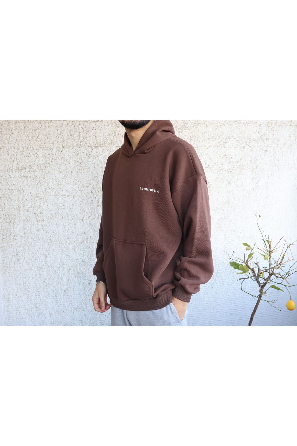 Butik Leakage Kapüşonlu Sweatshirt