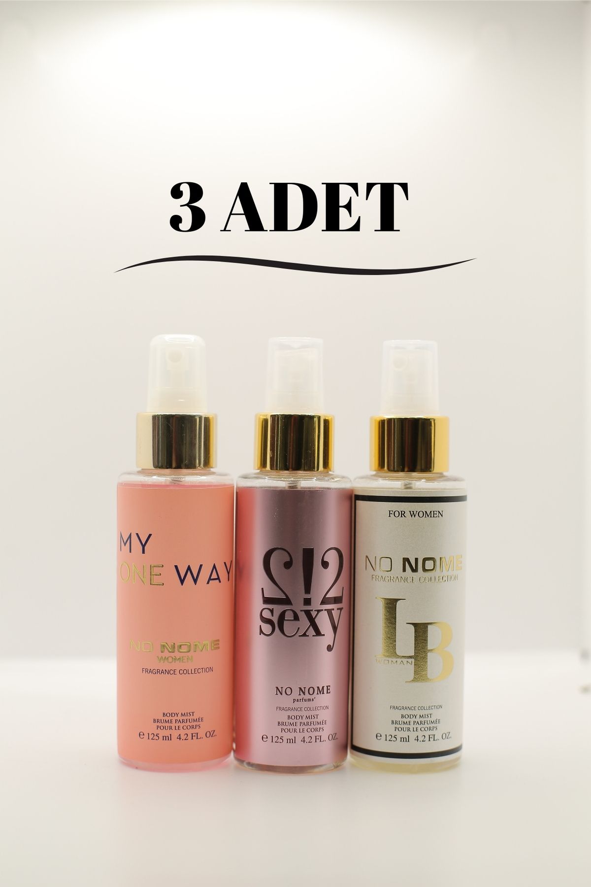 NO NOME 130 My Way 076 212 138 Libre Body Mist Kadın Vücut Spreyi 125 Ml 3 Adet