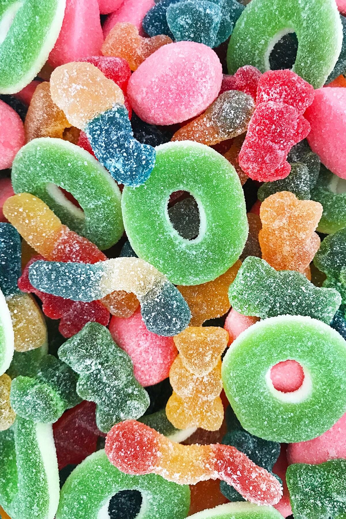 Haribo Ekşili Şeker Kaplı Karışık Yumuşak Şekerlemeler 250 Gram