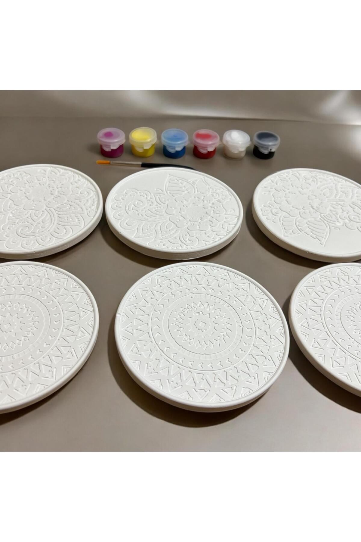 ست ۶ عددی زیرلیوانی‌های ماندالا، سرگرمی کودکان، هوبی، نقاشی