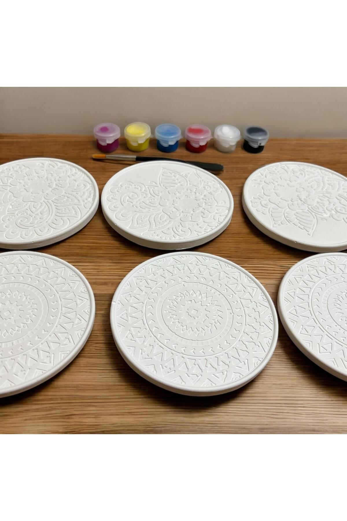 ست ۶ عددی زیرلیوانی‌های ماندالا، سرگرمی کودکان، هوبی، نقاشی