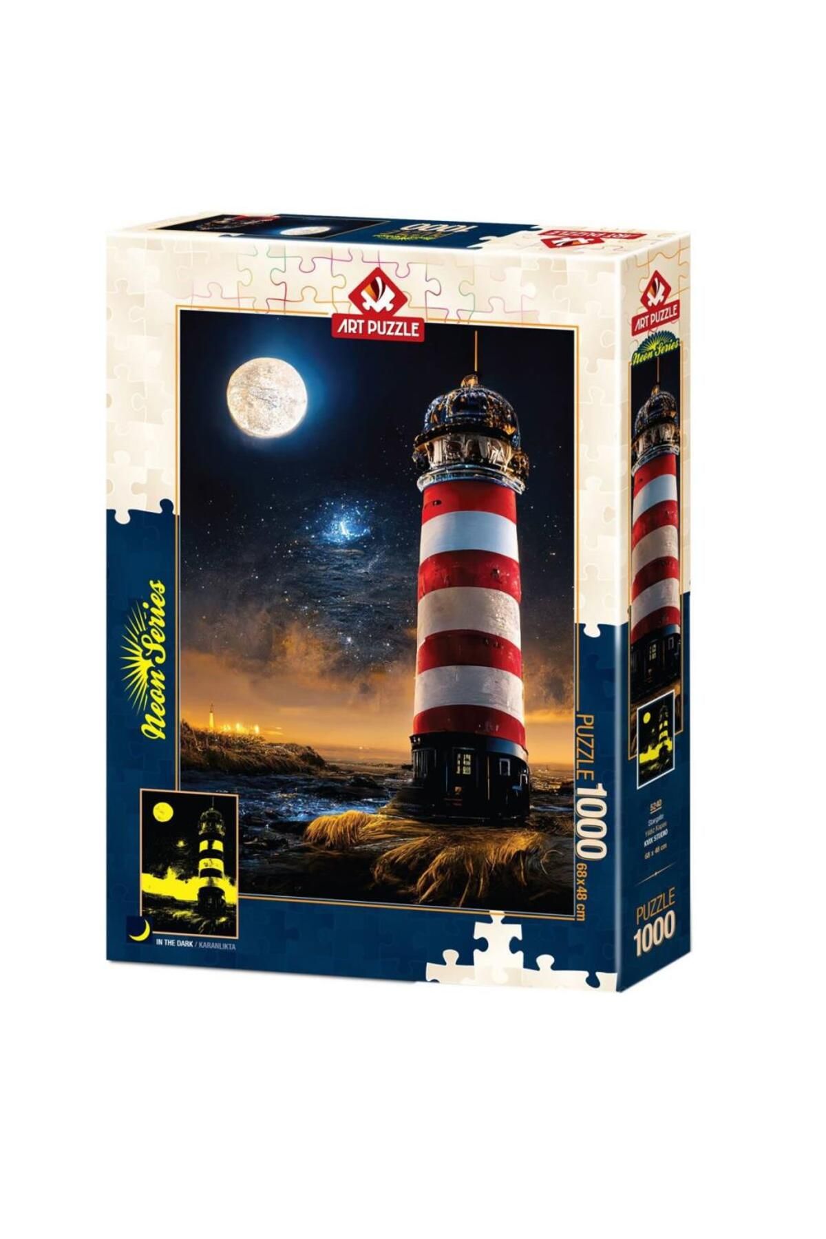 NessiWorld 5240 Yıldız Kapısı 1000 Parça Neon - Art Puzzle