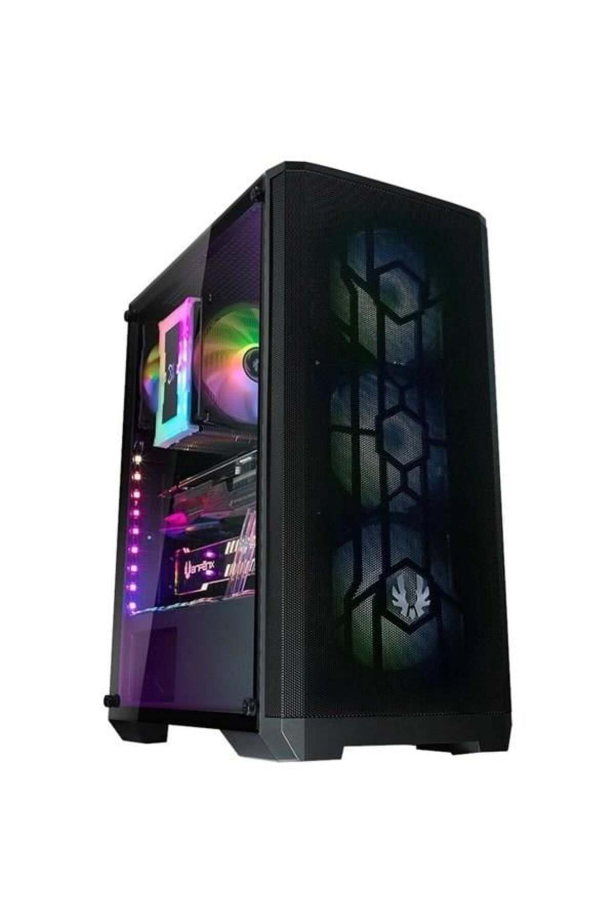 Hızlı Stok BITFENIX 750W 80+ NOVA MESH SE TG NSE-300-KKGSK-RP4A Gaming Mid-Tower PC Kasası