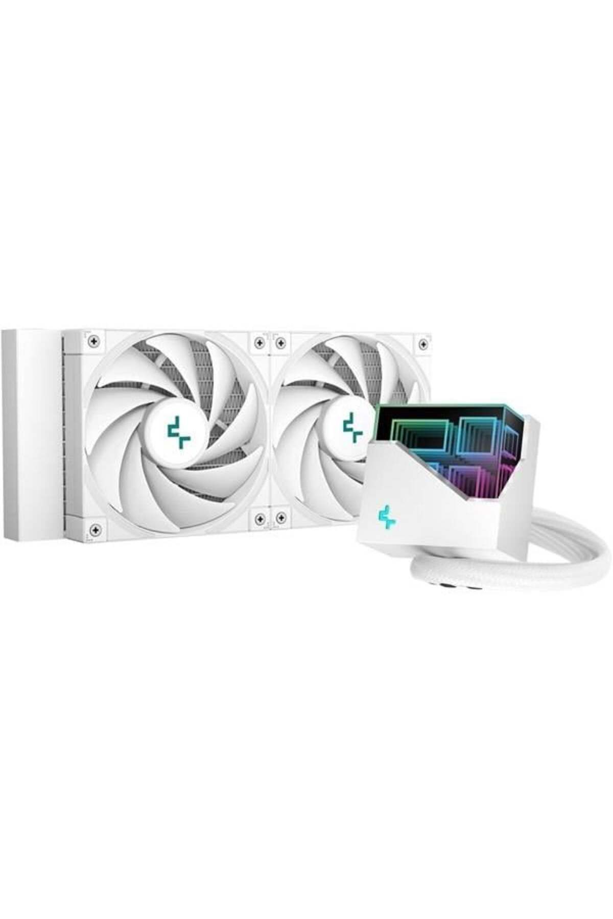 Hızlı Stok DEEPCOOL 240MM LT520-WH ARGB AM5-1700P SIVI SOĞUTMALI İŞLEMCİ FANI BEYAZ