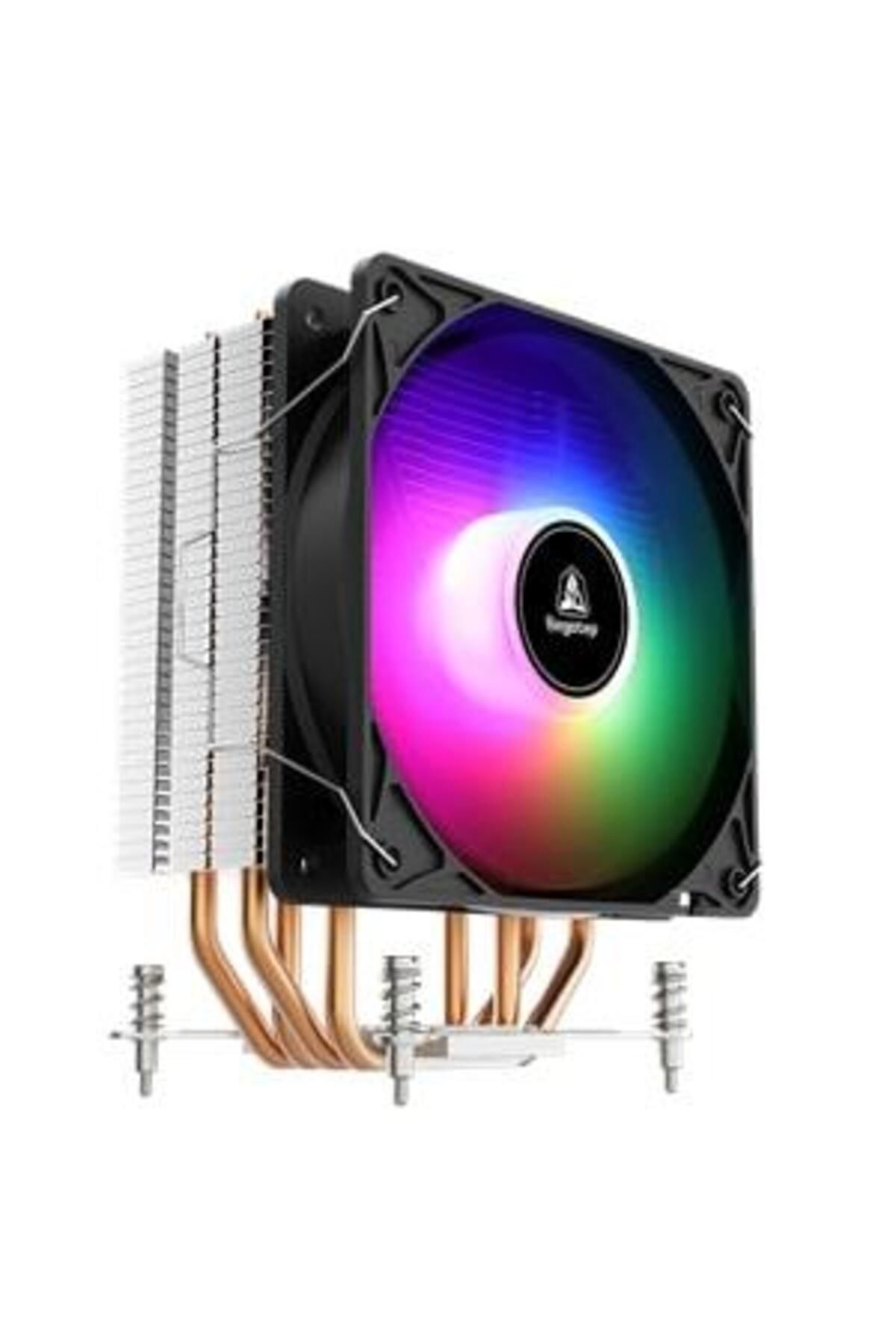 Hızlı Stok SEGOTEP Frozen Tower E4 120mm Siyah Hava Soğutucu