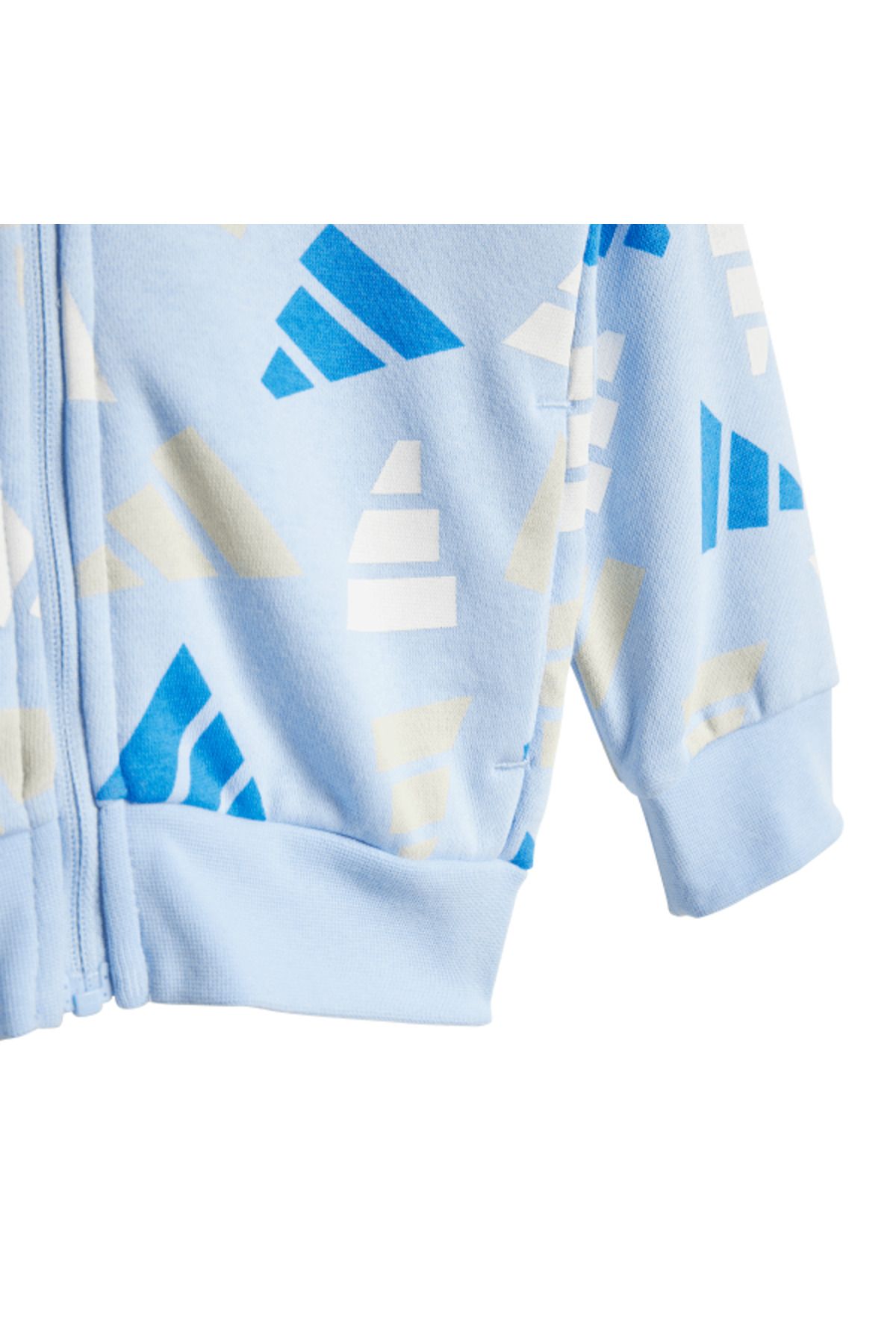 adidas-Seasonal Essentials Logo Celebration Fleece Kids Tracksuit Set 4