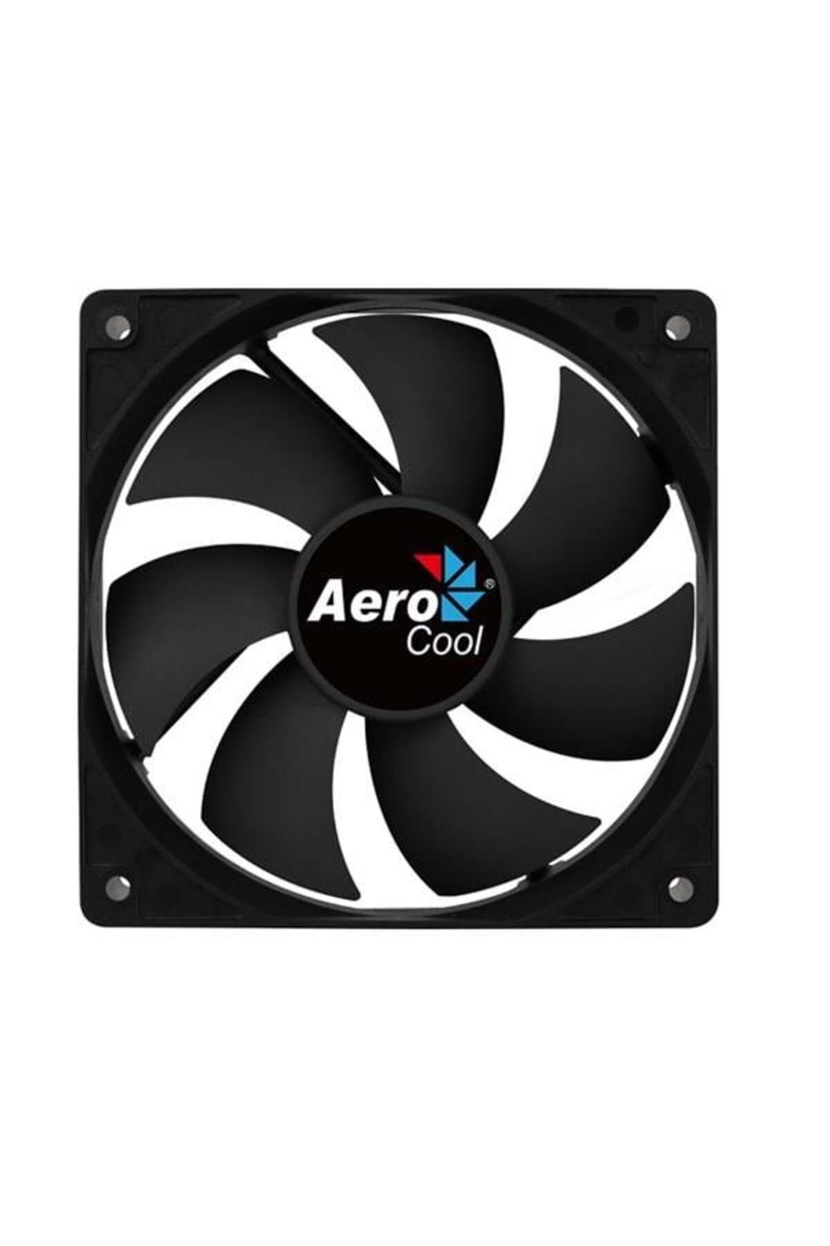 Hızlı Stok AEROCOOL FORCE AE-CFFR120BK 3pin 120mm Kasa Fanı