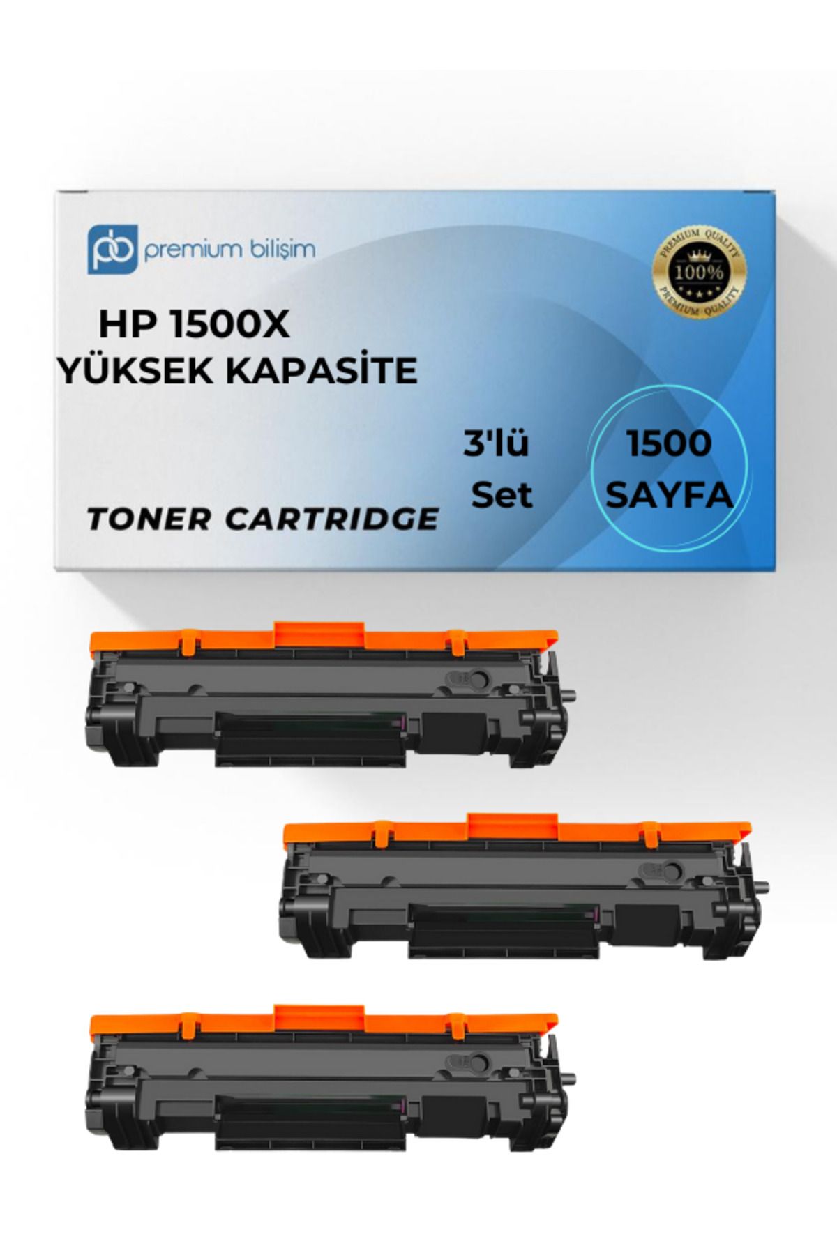 HP W1500a Yüksek Kapasite Muadil Toner Çipli 150a Laserjet M111w M111a M141a M141w