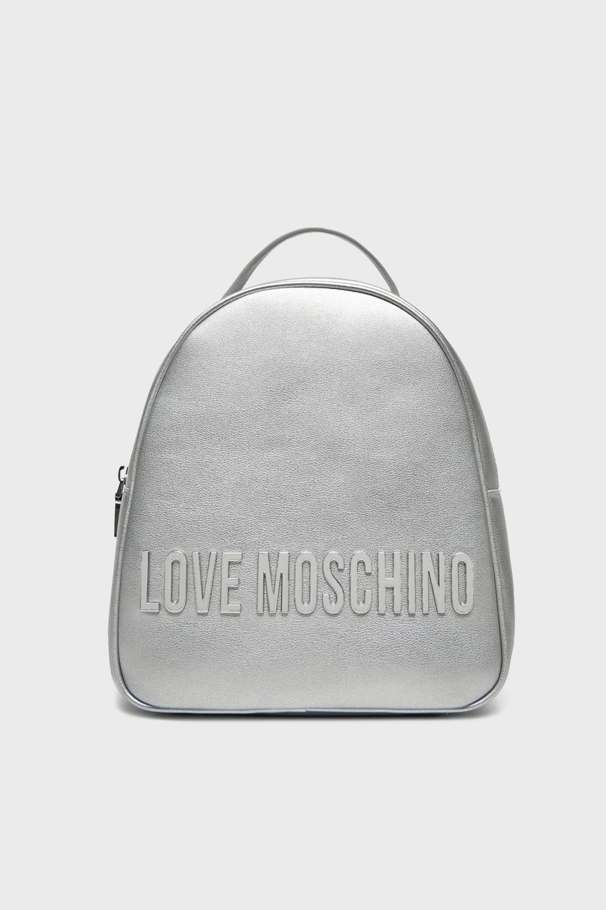 Love Moschino Logolu Ayarlanabilir Çift Askılı Sırt Çantası SIRT ÇANTASI JC4197PP1MKD196B