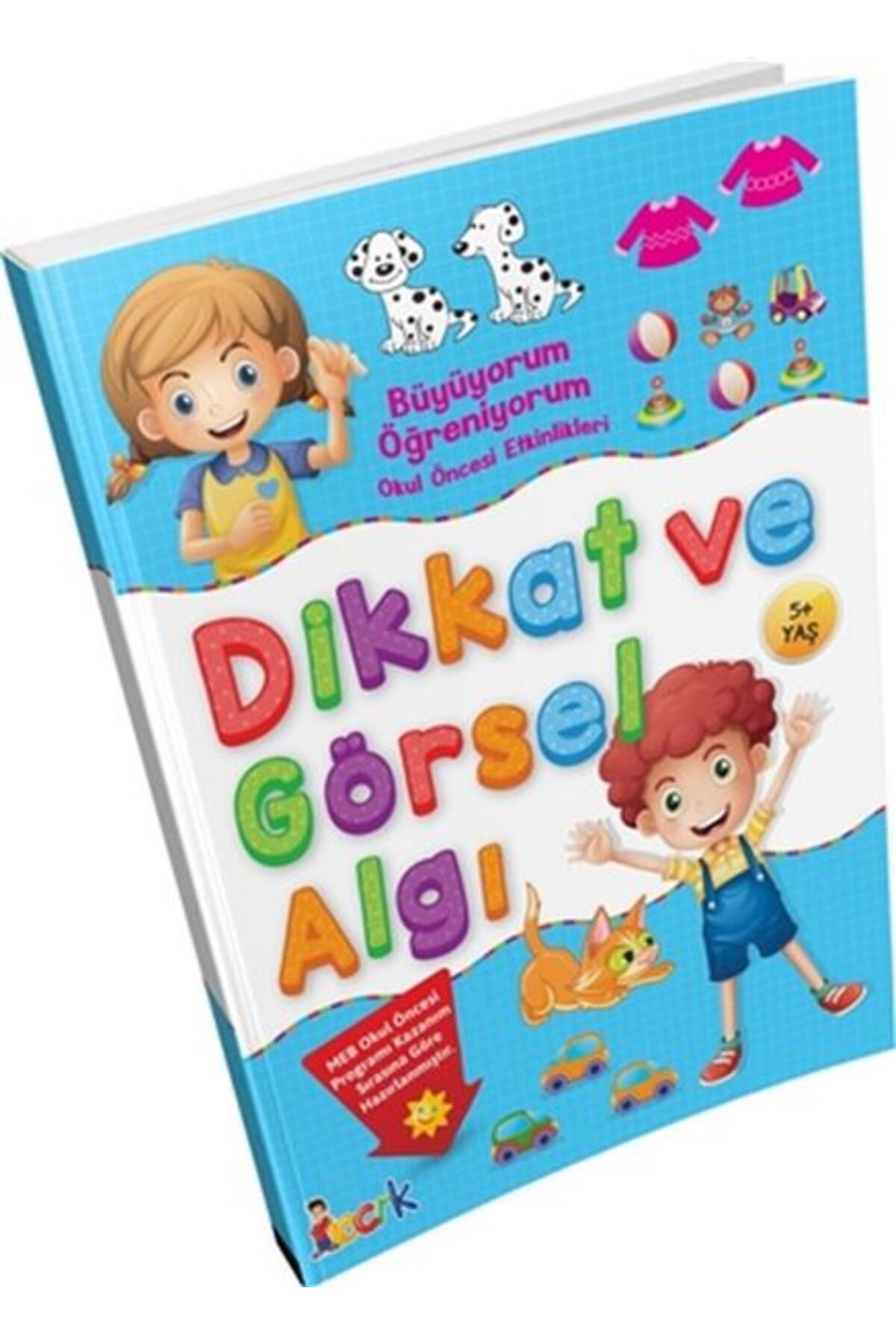 Türk Dil Kurumu Yayınları Büyüyorum Öğreniyorum Okul Öncesi Etkinlikleri Dikkat ve Görsel Algı