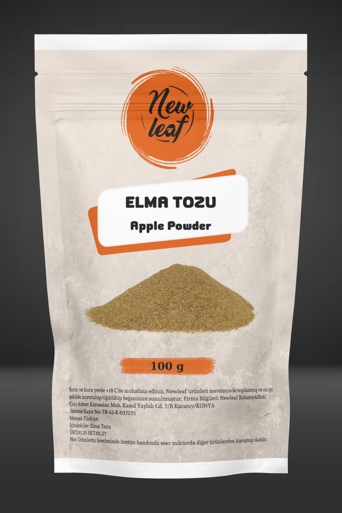 Newleaf Elma Tozu 100 G