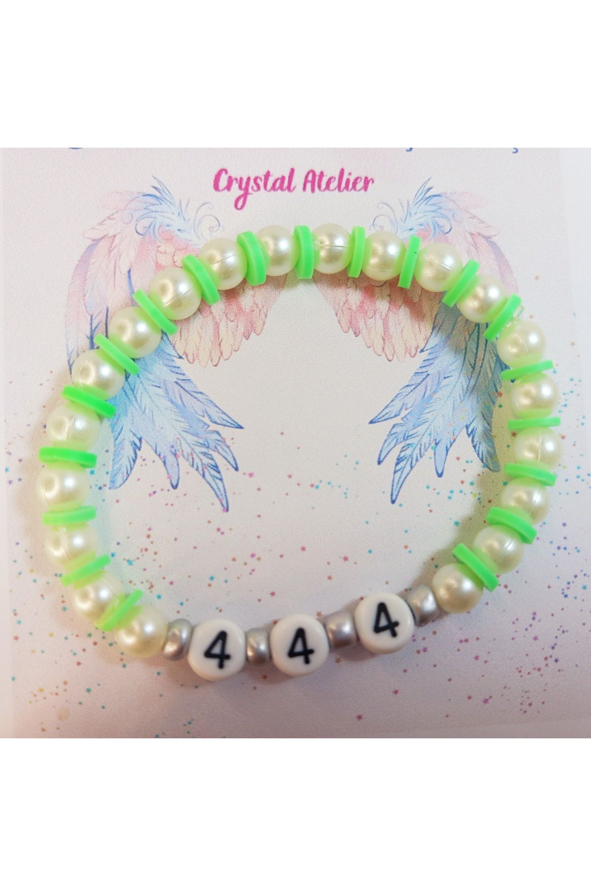 Crystal Atelier 444 Melek Sayılı Bileklik