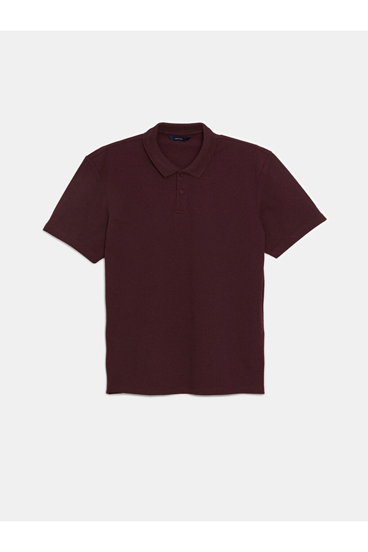 LC Waikiki LCW ECO Bordo Polo Yaka Kısa Kollu Erkek Tişört