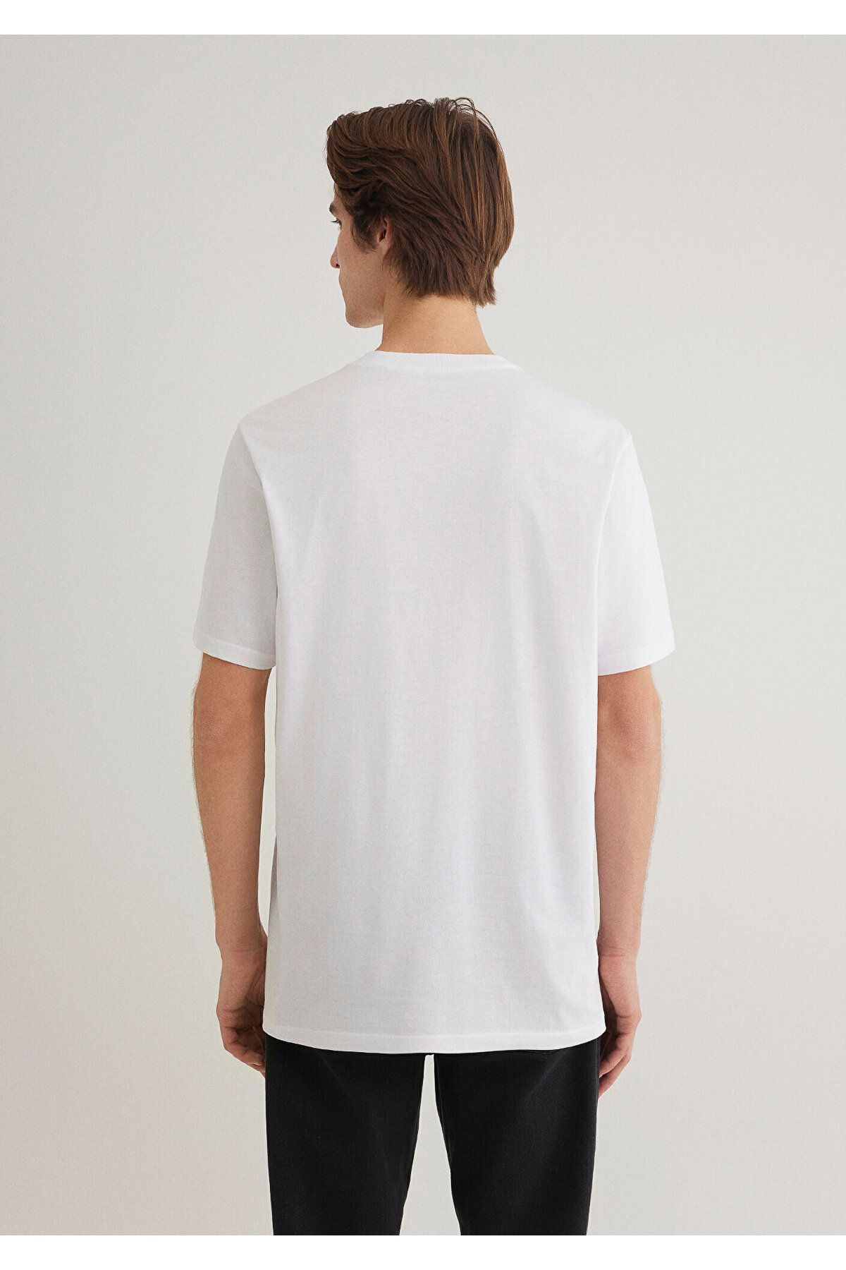 Mavi-Pile Print White T-Shirt Regular Fit / Regular Fit 0612759 -620 4