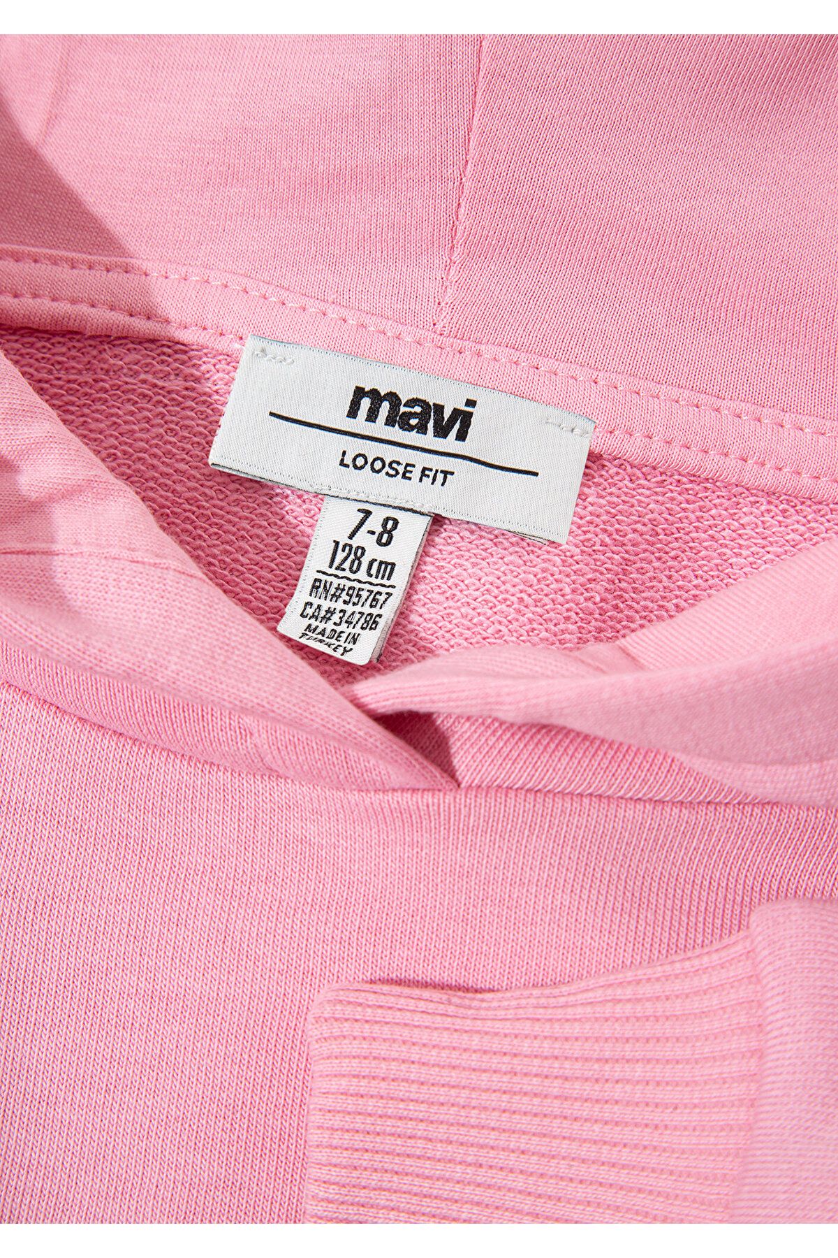 Mavi-Logo Printed Pink Sweatshirt 7S10080-70972 3