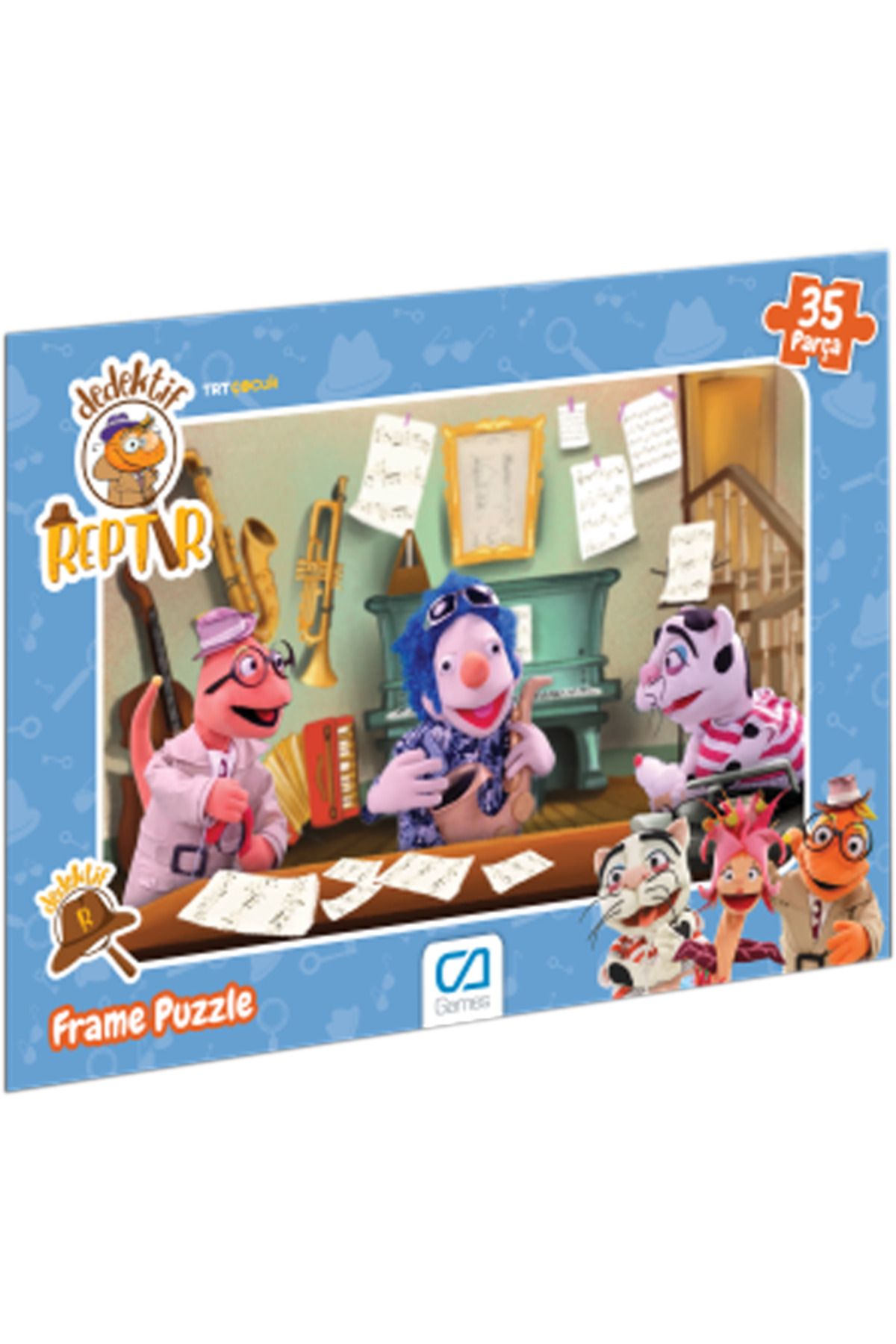 CA Games C&A Games Dedektif Reptır-2 Lisanslı 35 Parça Frame Puzzle