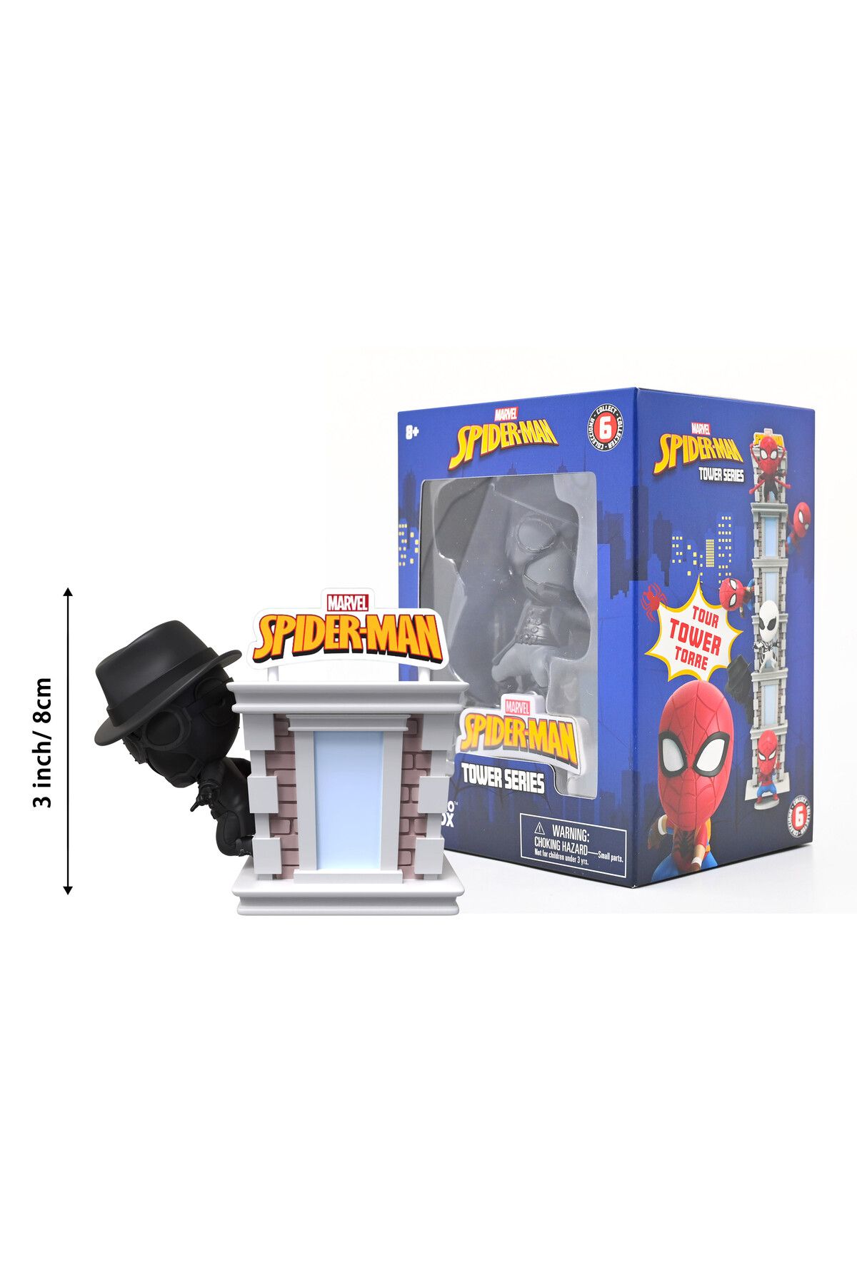 Marvel-Spiderman Tower Series with Window Box, Assorted 1 Piece (Style & Color May Vary) 7