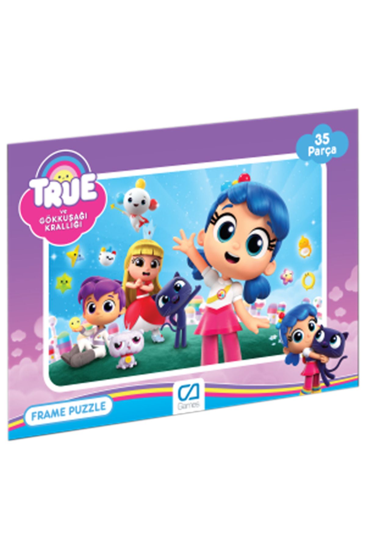 CA Games C&A Games True-2 Lisanslı 35 Parça Frame Puzzle