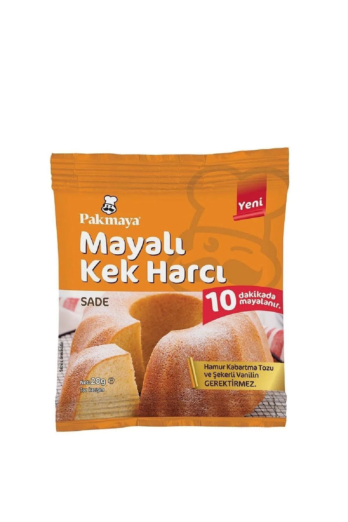 Pakmaya Mayalı Kek Harcı Sade 28 Gr X 9 Adet - Fiyatı, Yorumları