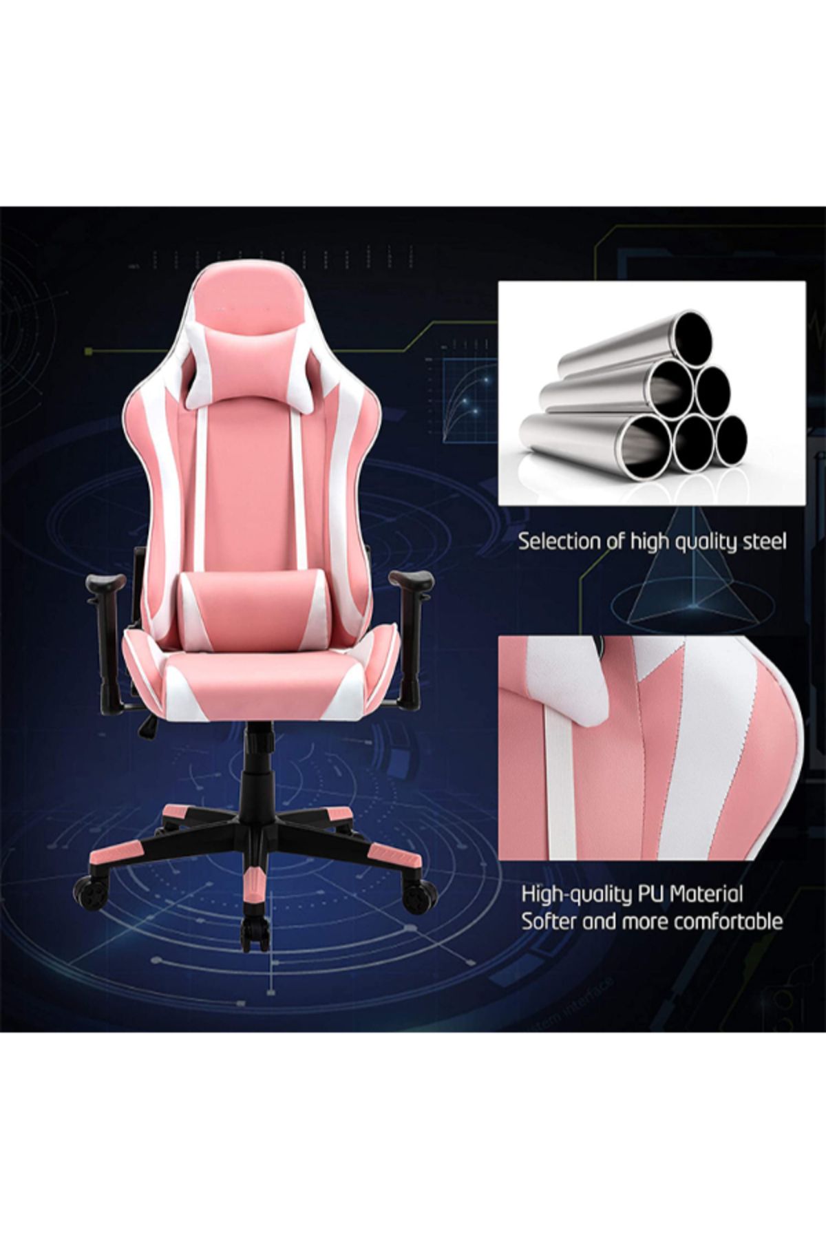 None-Tsunami Gaming Chair 27-55-8888 3