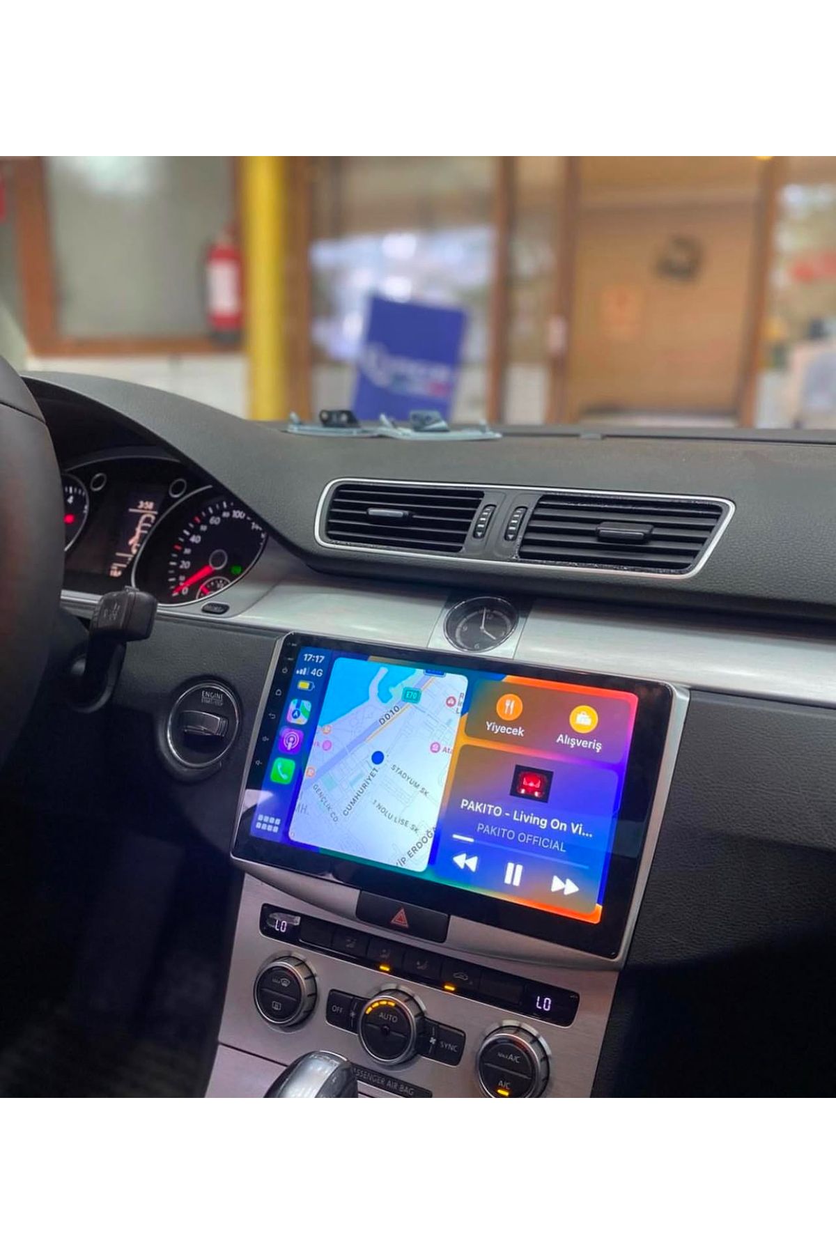 PRIMAT Volkswagen Passat B7 Android Carplay Navigasyon Multimedya 10 Inch Ekran 2RAM 32 gb kameralı