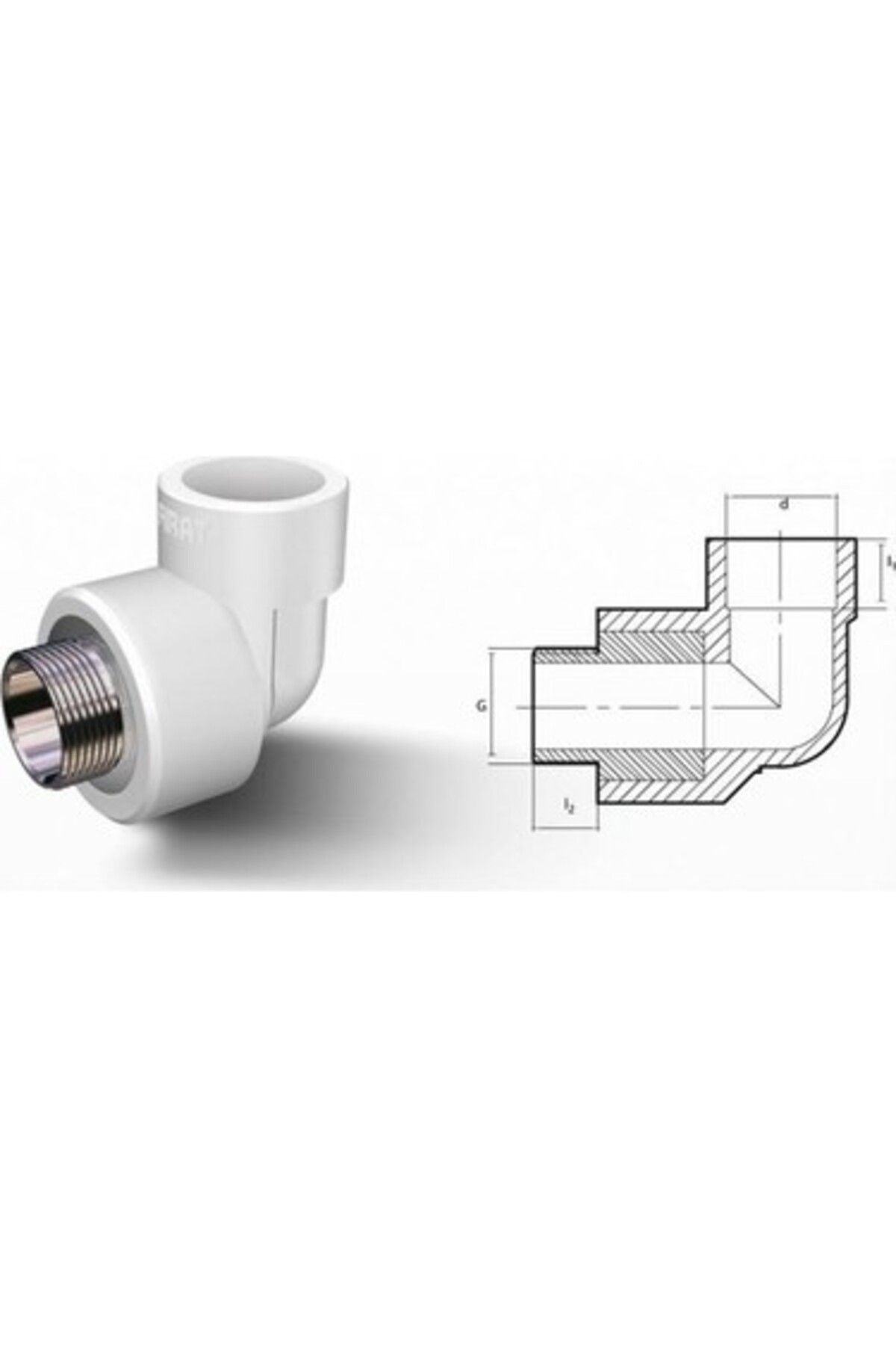 FIRAT Fırat İç Dişli Dirsek 25-1/2″mm