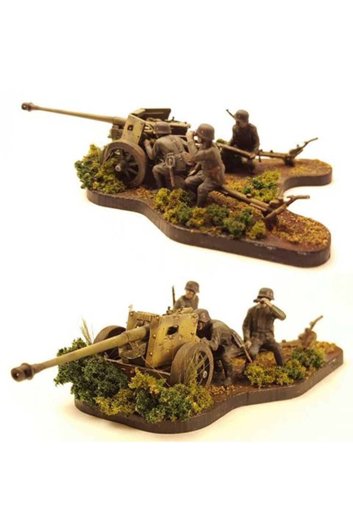 Zvezda 1/72 German PAK-40 Anti Tank Gun Plastik Top Maket Kiti, Demonte ...