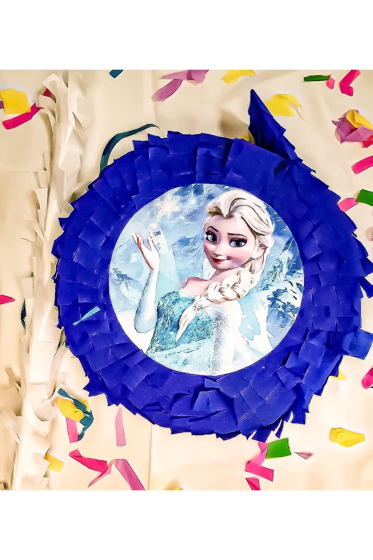 DokuzArı Frozen Elsa Pinyata (20cm) ve Sopası