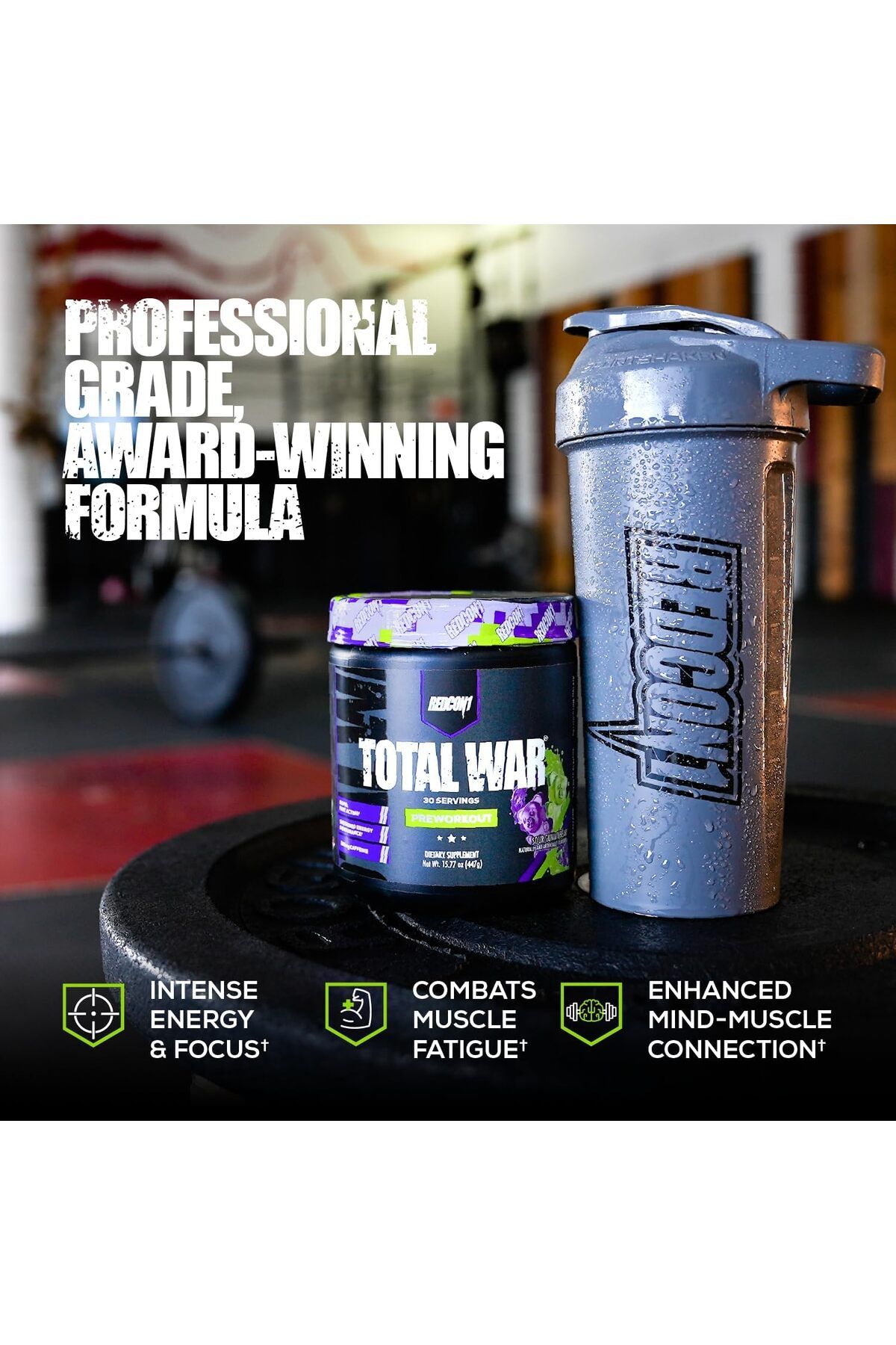 REDCON1-Total War, Sour Gummy, 30 Servings, Improve Metabolic Function 3