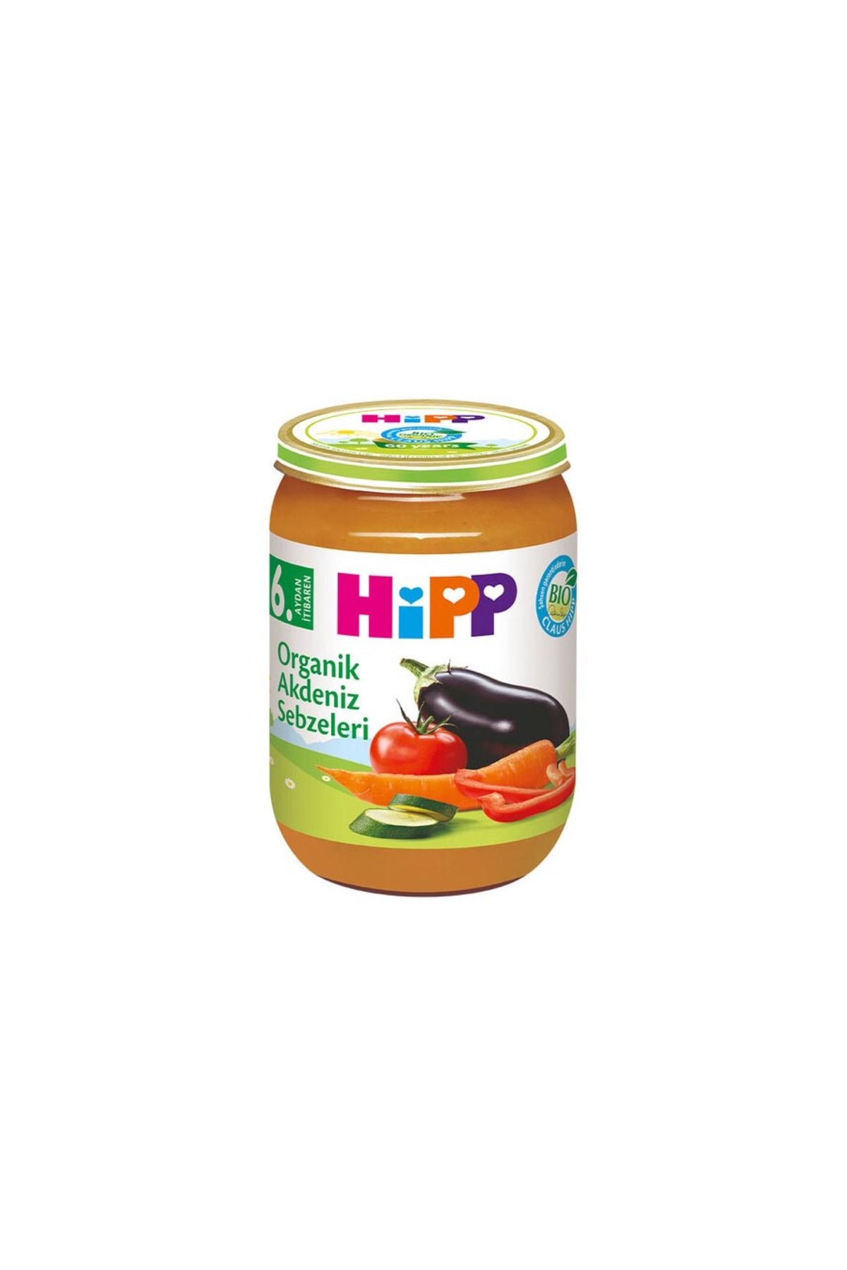 Hipp Organik x 12 Adet Akdeniz Sebzeleri 190gr