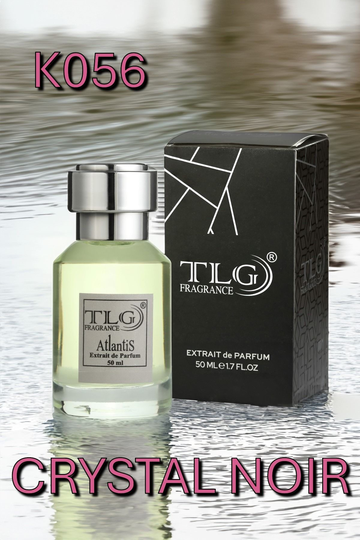 TLG K056 TLG Crystal Noir Extrait Kadın Parfümü, 50 ml