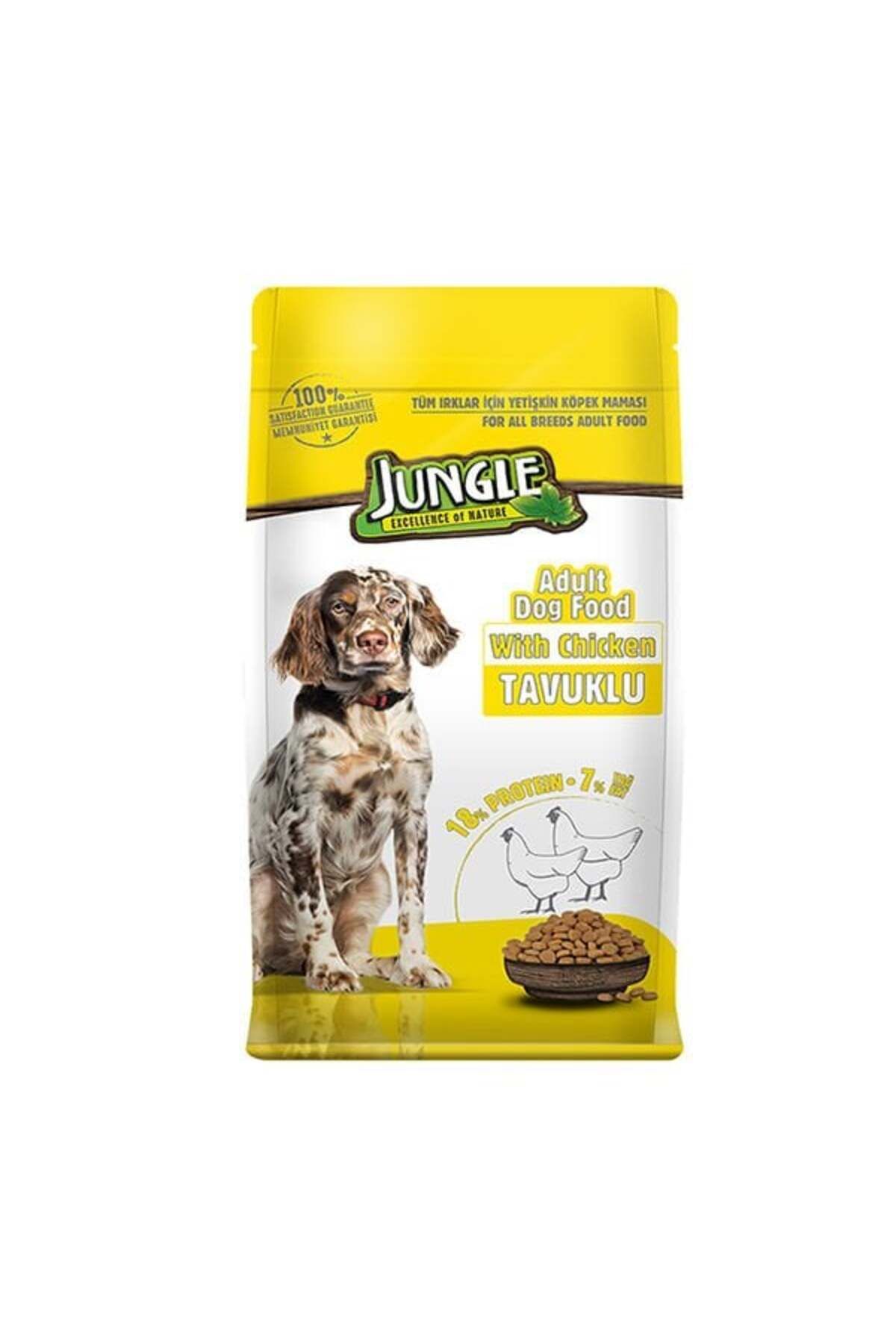 JUNGLEE Jungle Tavuklu Yetişkin Köpek Maması 15 Kg