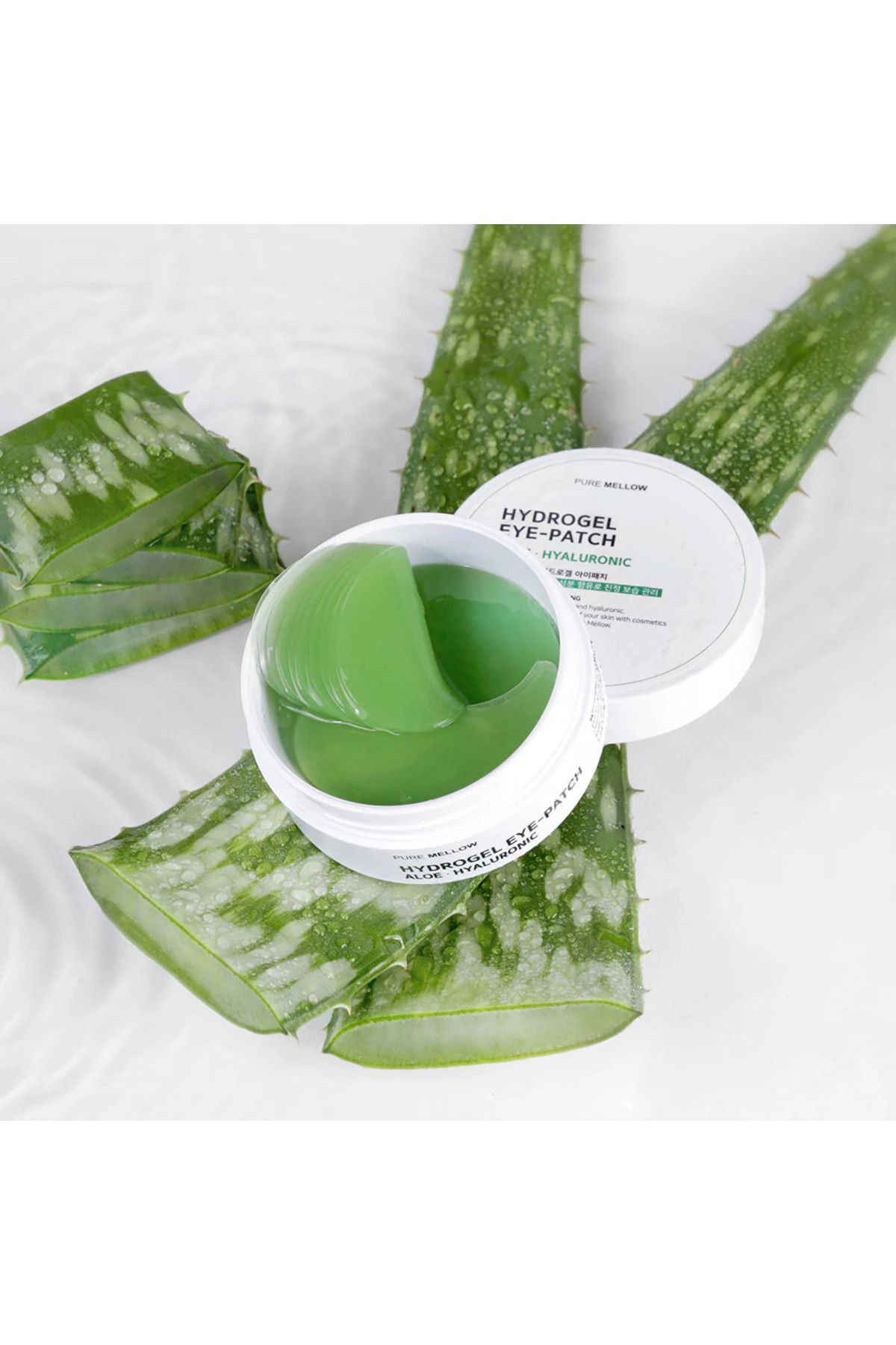 PURE MELLOW-Hydrogel Under-Eye Mask with Aloe and Hyaluronic Acid Pure Mellow Hydrogel Eye-Patch 60Pcs/In Box 2
