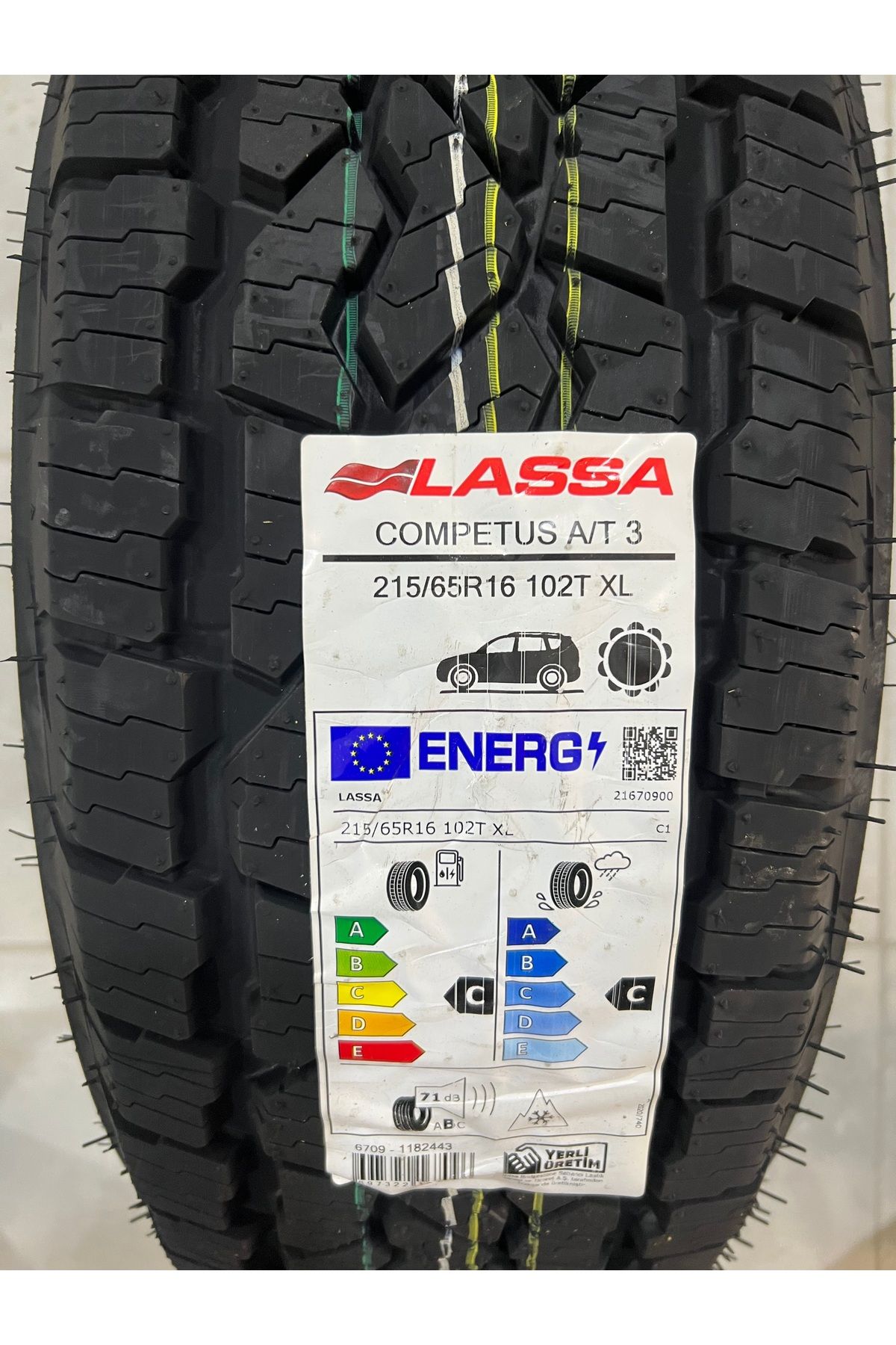 Lassa / 215/65R16 (COMPETUS A/T3) YAZ LASTİĞİ 2024