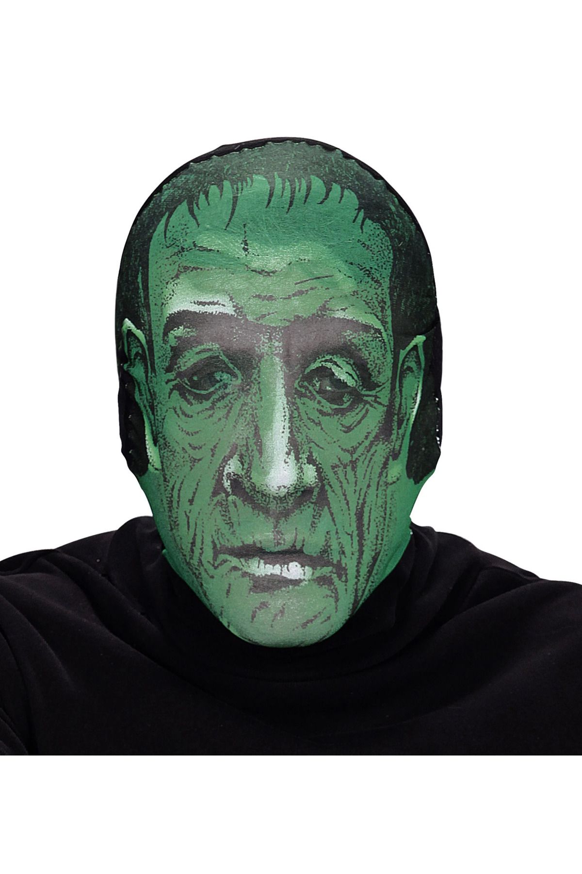 YNT İthalat Kafaya Tam Geçmeli Bez Frankenstein Maskesi - Streç Korku Maskesi - 3d Baskılı Maske Model 5